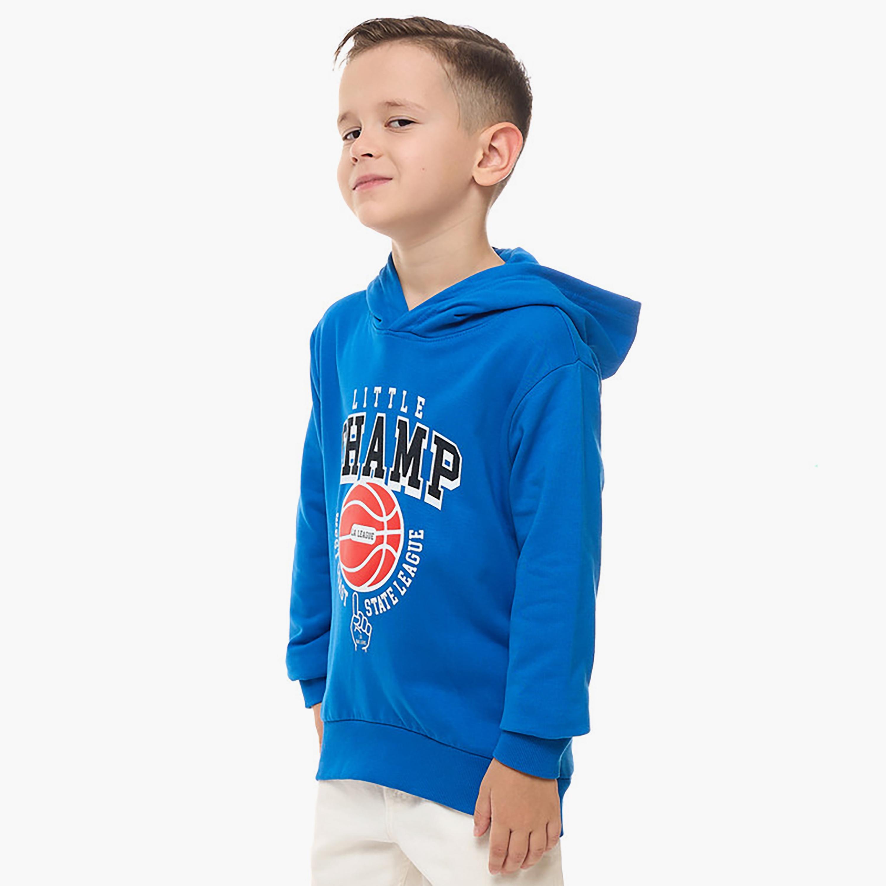 Victor and Jane Printed Long Sleeves Hoodie-baby-boys-clothing-winterwear-sweatshirts-image-2