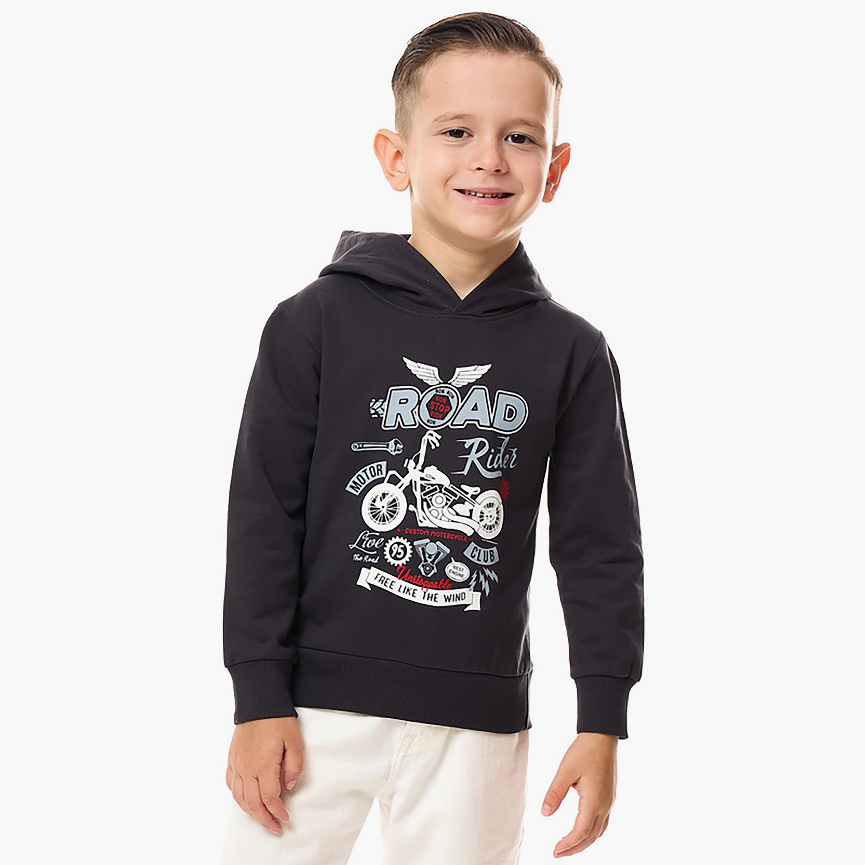 Victor and Jane Printed Long Sleeves Hoodie-baby-boys-clothing-winterwear-sweatshirts-image-1