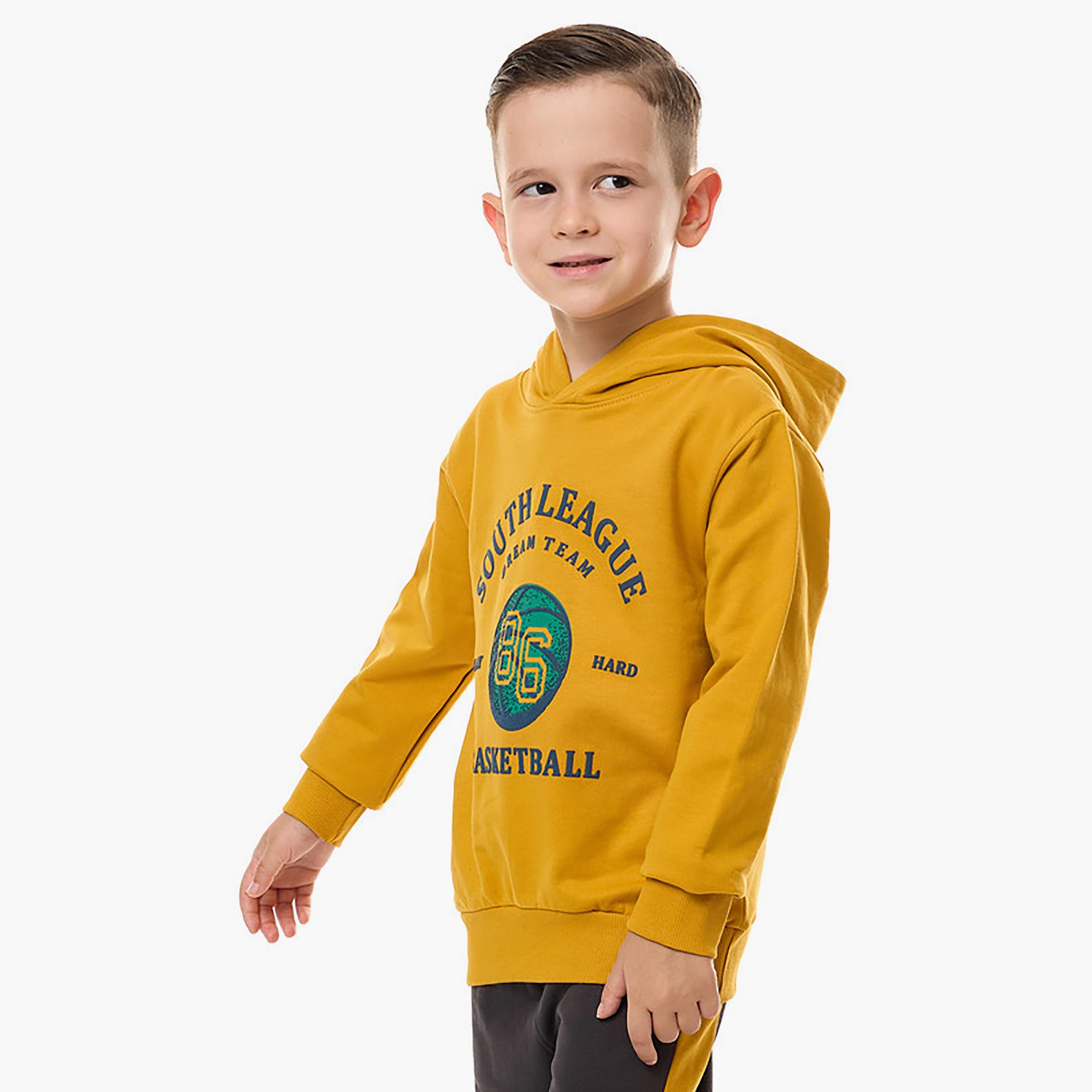 Victor and Jane Printed Long Sleeves Hoodie-boys-clothing-sweatshirts-image-2