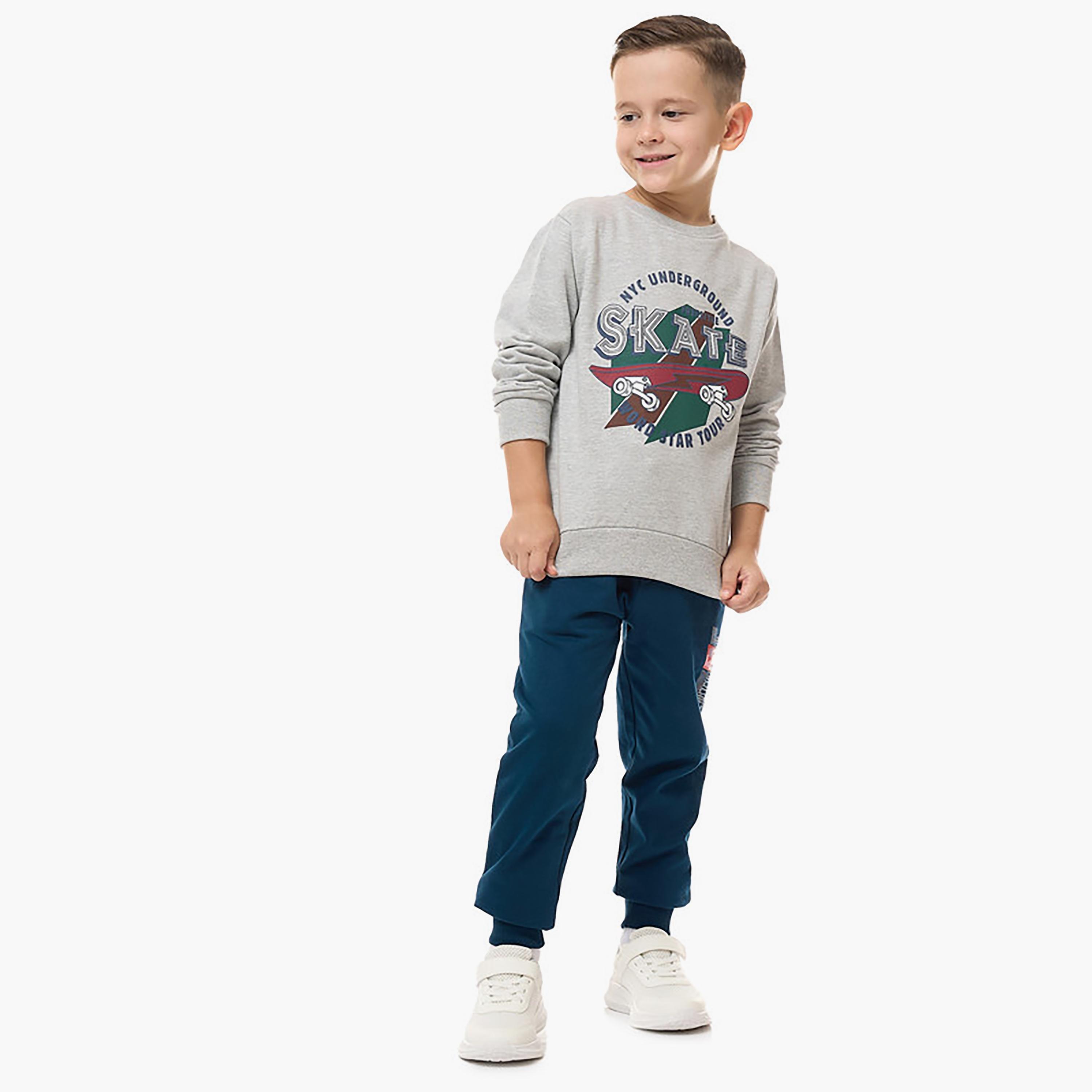Victor and Jane Printed Long Sleeves Sweatshirt-baby-boys-clothing-winterwear-sweatshirts-image-4