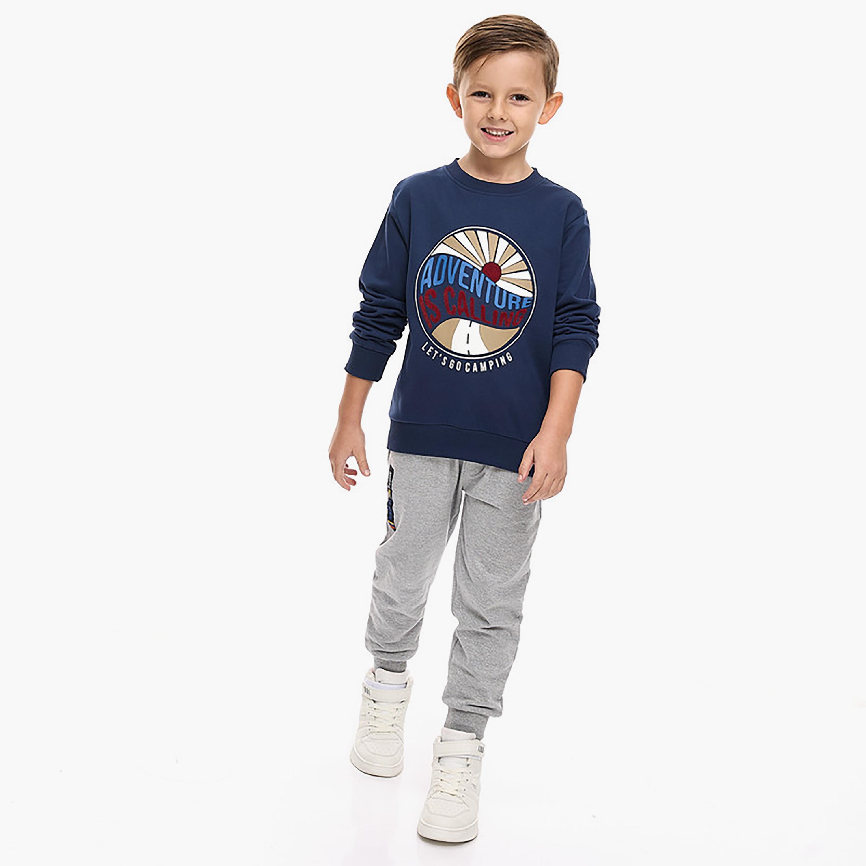Victor and Jane Printed Long Sleeves Sweatshirt-baby-boys-clothing-winterwear-sweatshirts-image-4