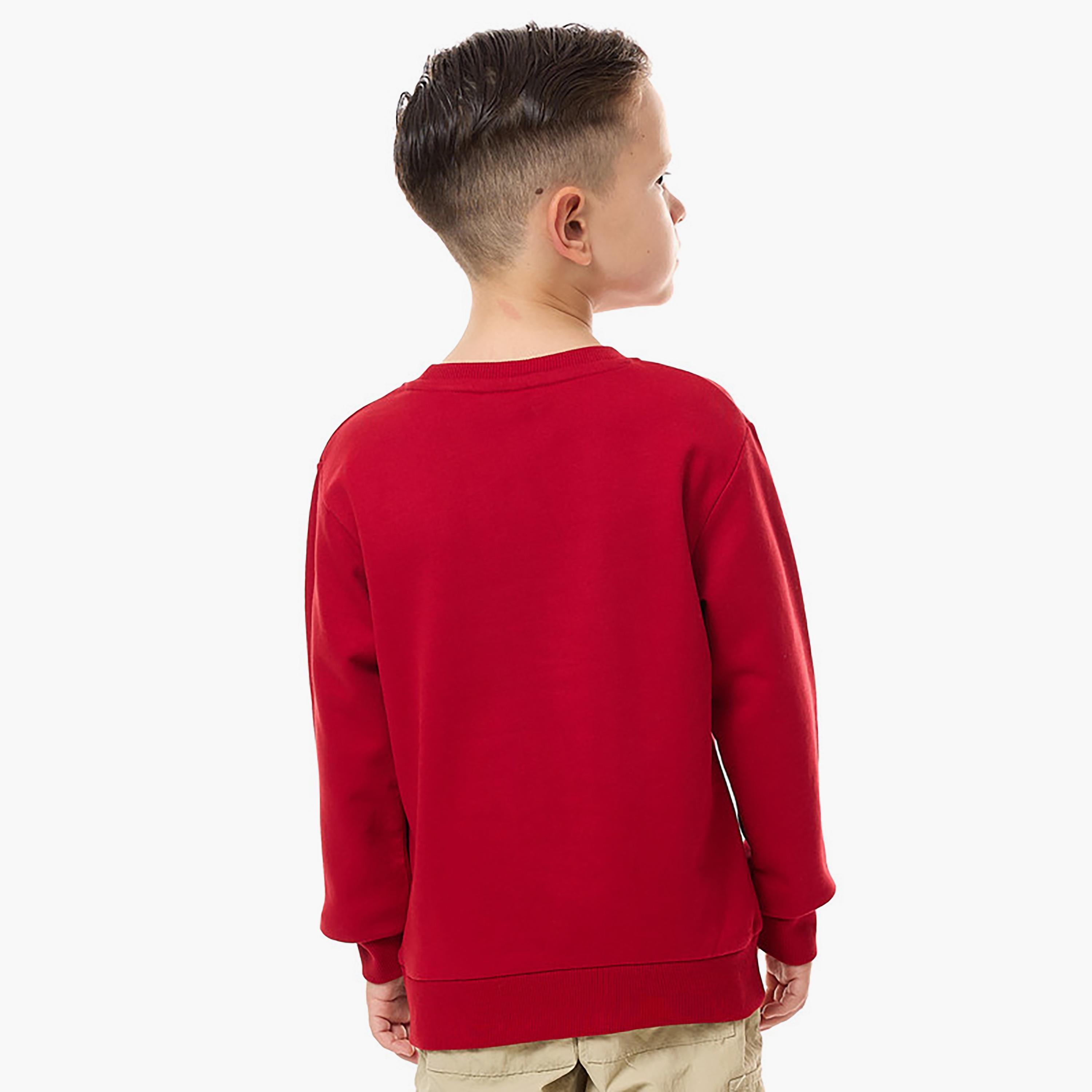سويت شيرت بأكمام طويلة مطبوع من فيكتور اند جين-baby-boys-clothing-winterwear-sweatshirts-image-3