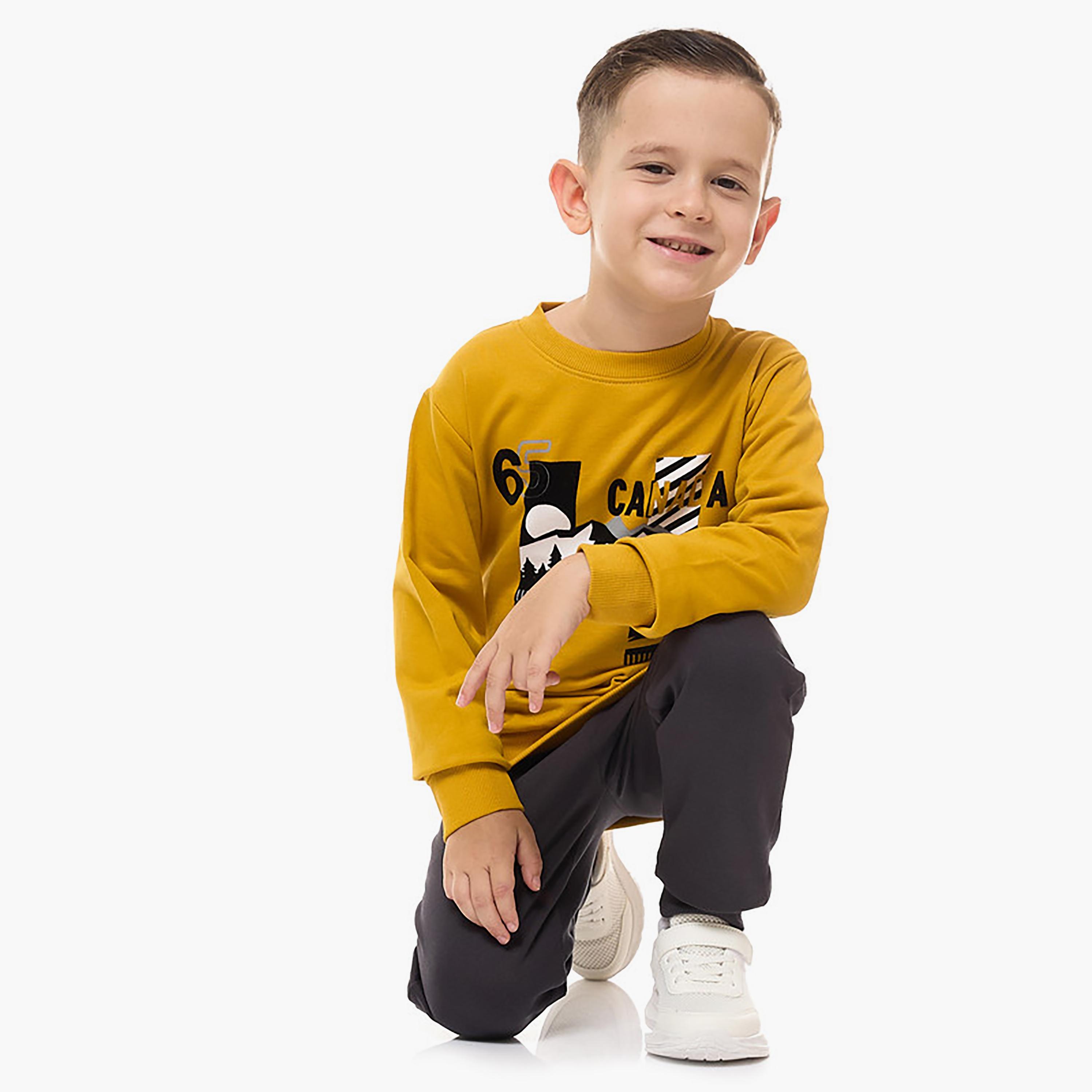 Victor and Jane Printed Long Sleeves Sweatshirt-baby-boys-clothing-winterwear-sweatshirts-image-4