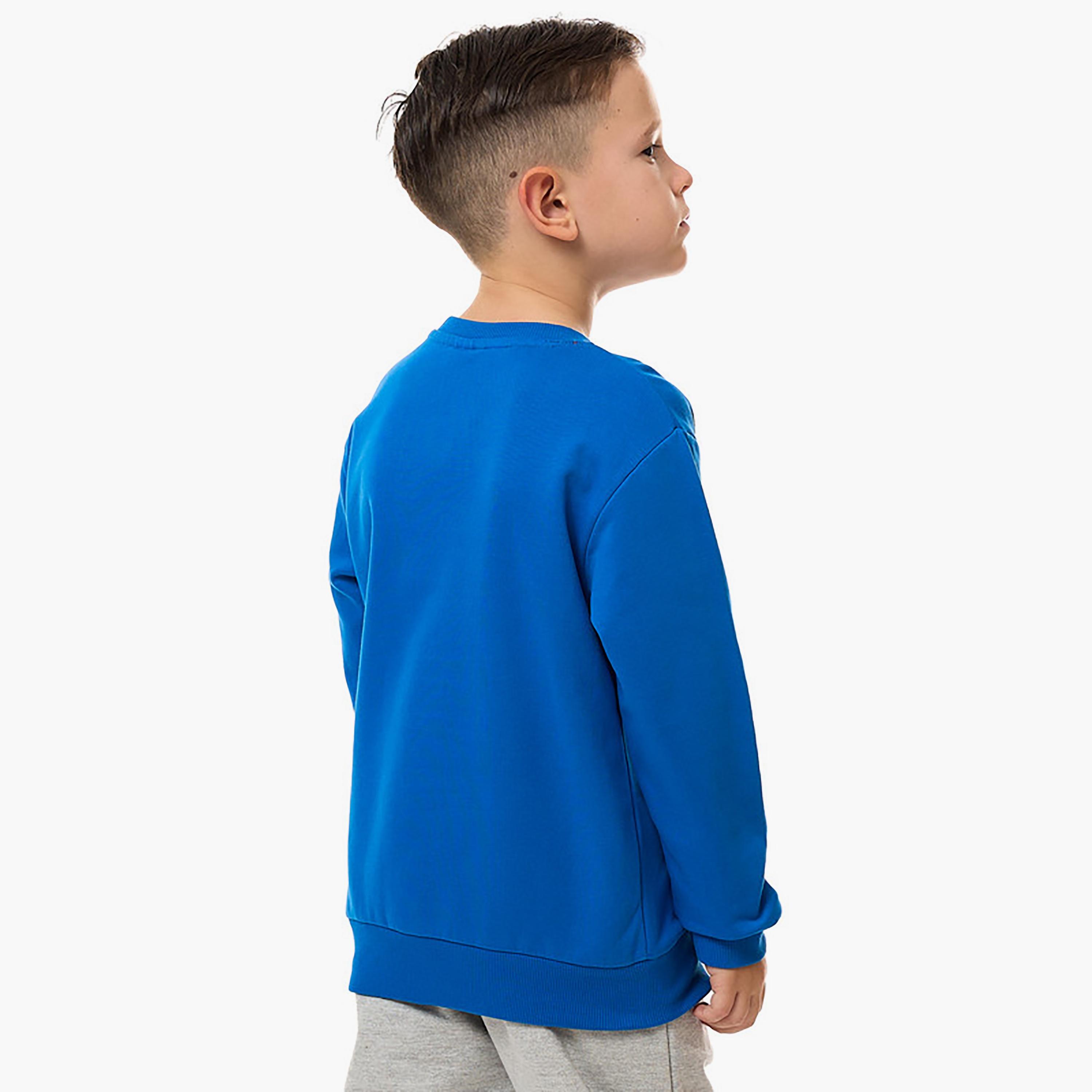 سويت شيرت بأكمام طويلة مطبوع من فيكتور اند جين-boys-clothing-sweatshirts-image-4