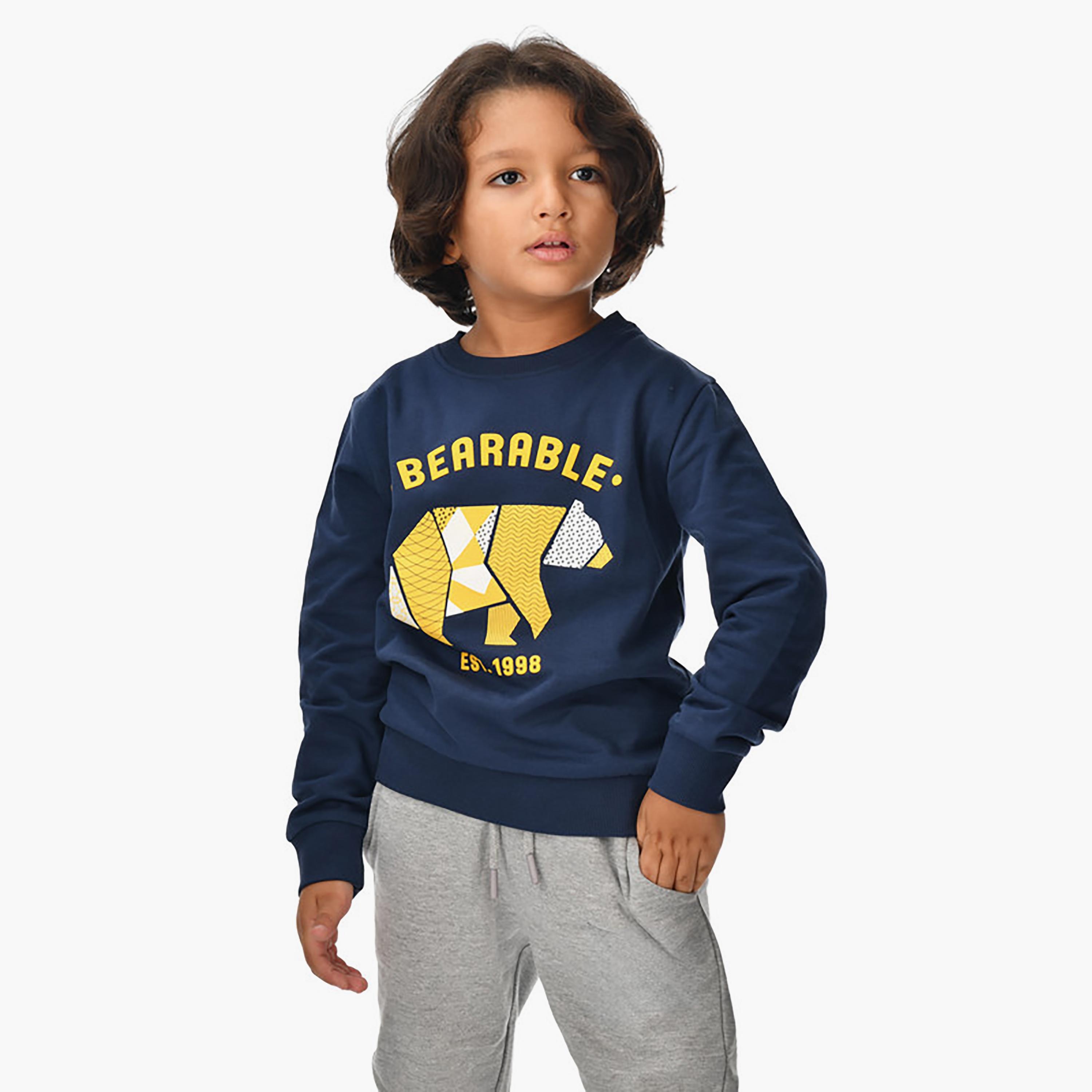 Victor and Jane Printed Long Sleeves Sweatshirt-baby-boys-clothing-winterwear-sweatshirts-image-3