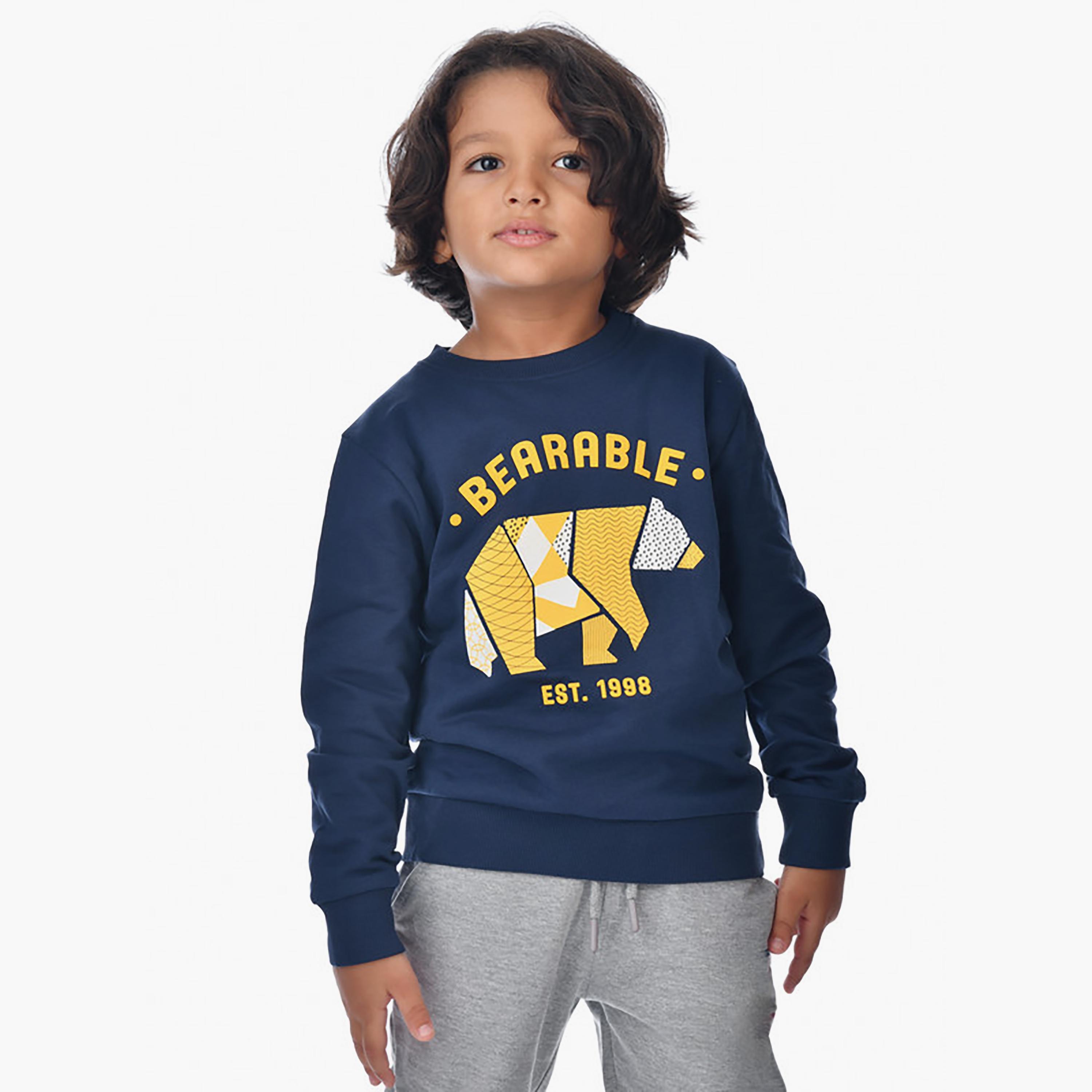 Victor and Jane Printed Long Sleeves Sweatshirt-baby-boys-clothing-winterwear-sweatshirts-image-4