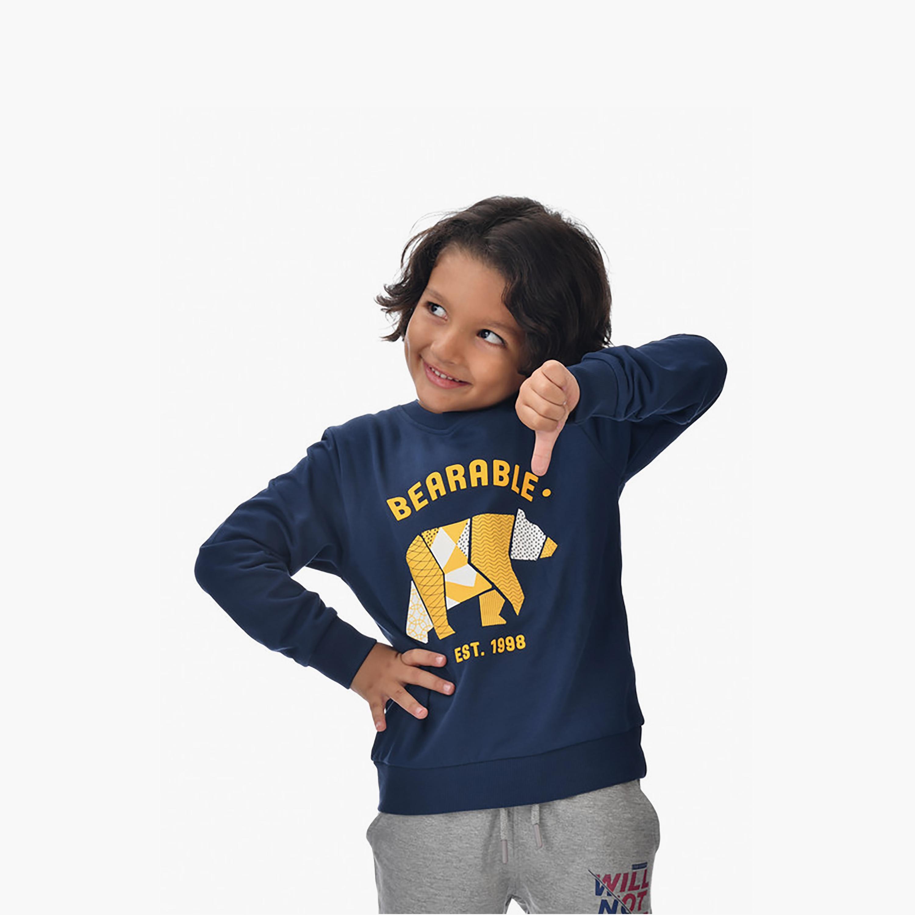 Victor and Jane Printed Long Sleeves Sweatshirt-baby-boys-clothing-winterwear-sweatshirts-image-5