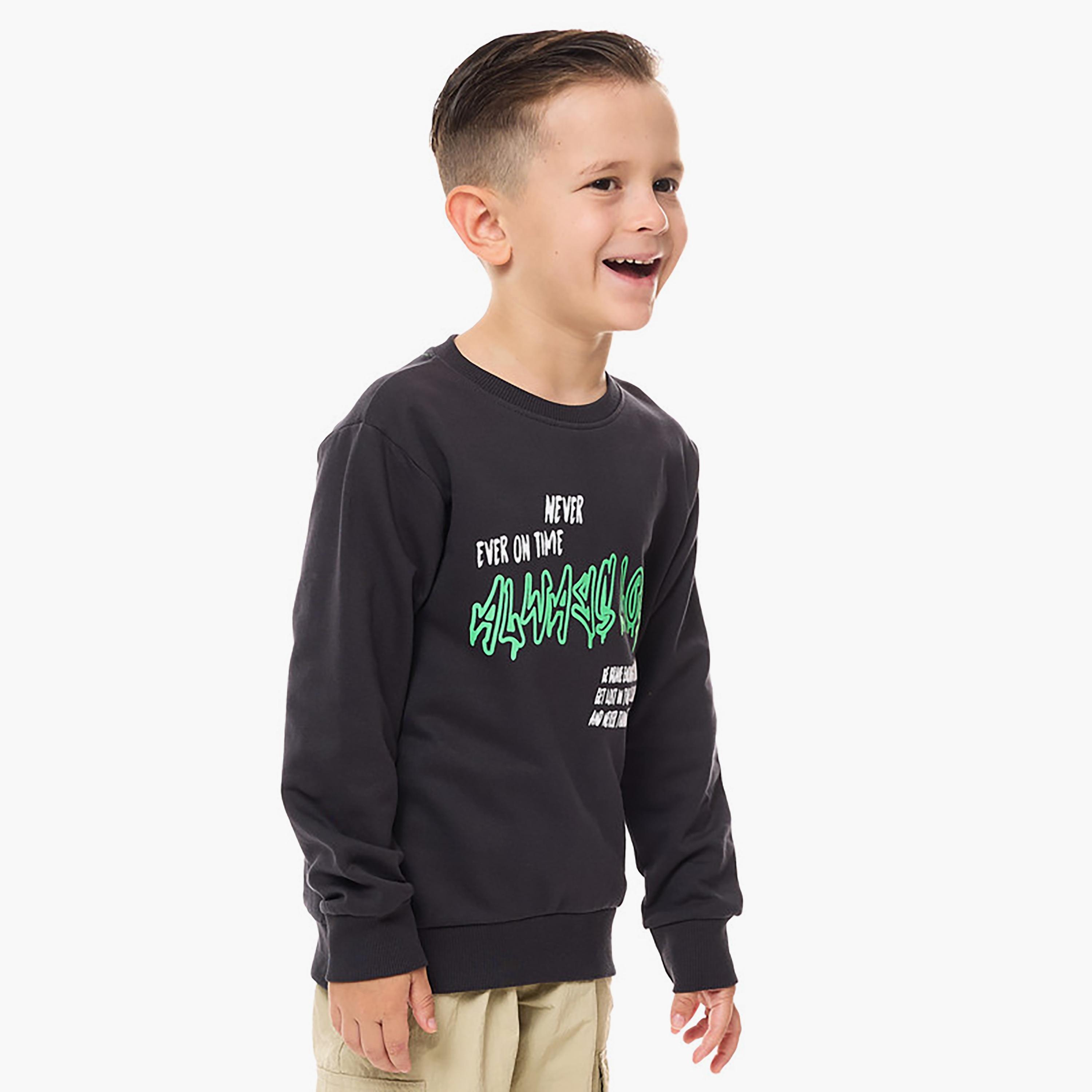 Victor and Jane Printed Long Sleeves Sweatshirt-boys-clothing-sweatshirts-image-2