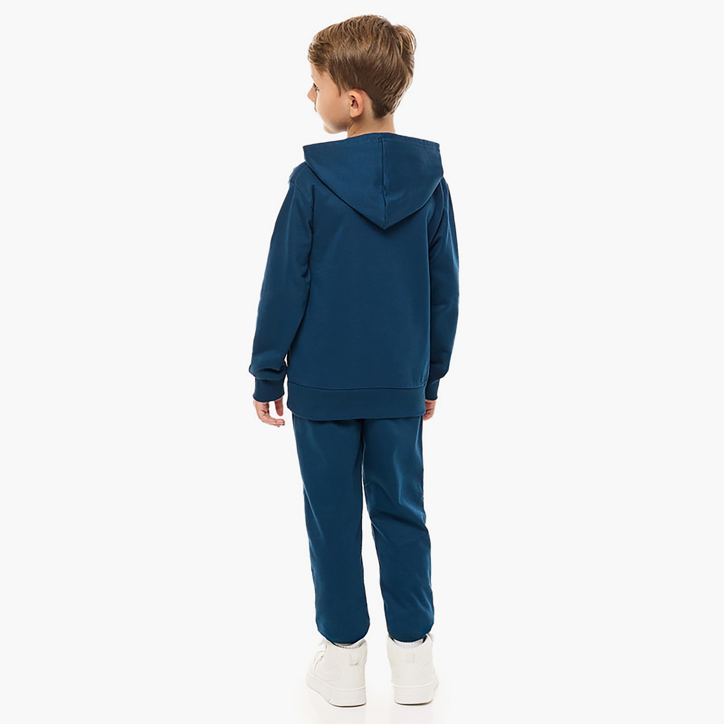 Victor and Jane 2-Piece Printed Long Sleeves Hoodie with Joggers-boys-clothing-setsandcoords-image-3