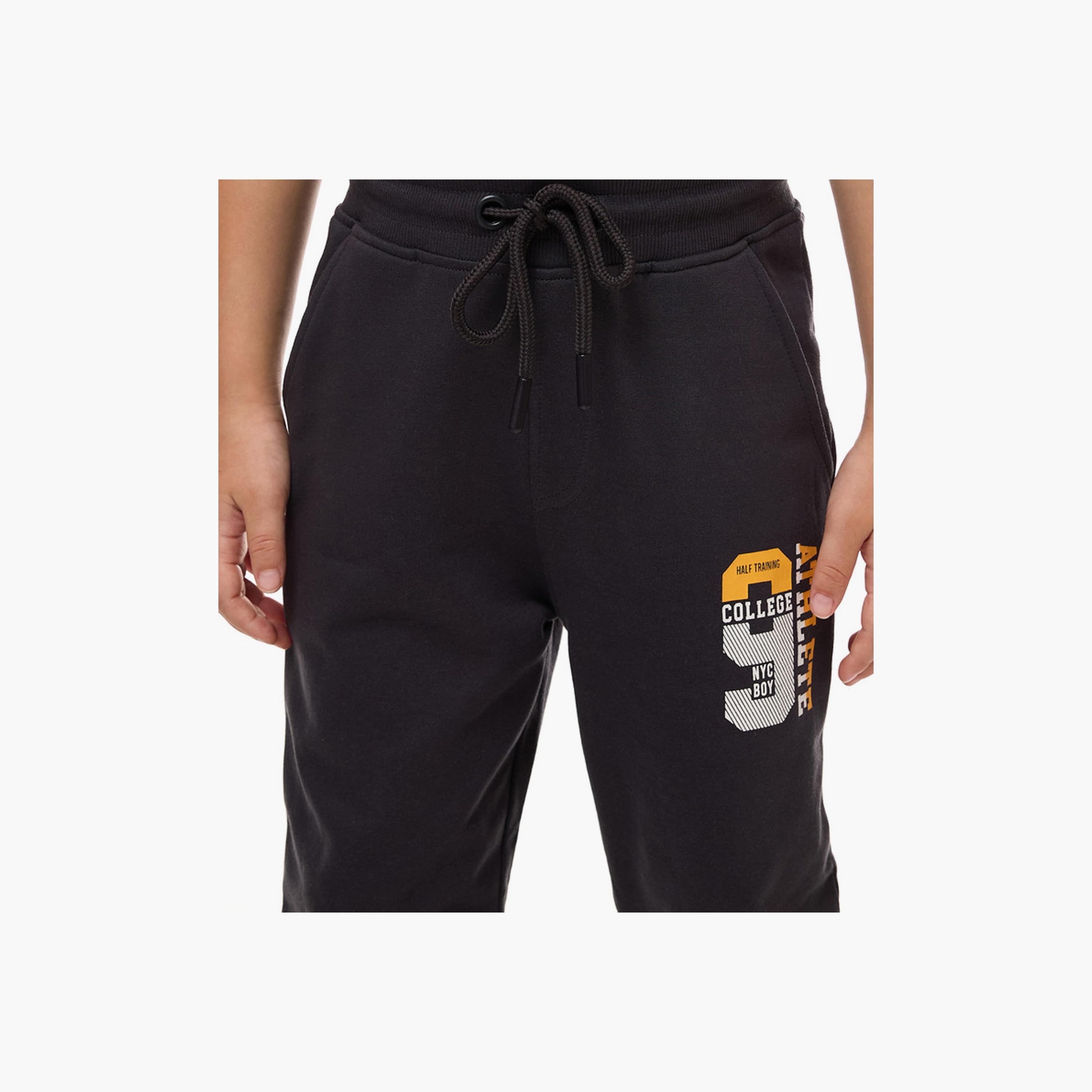 سويت شيرت بأكمام طويلة مطبوع  مع بنطال ركض قطعتين من فيكتور اند جين-boys-clothing-setsandcoords-image-6