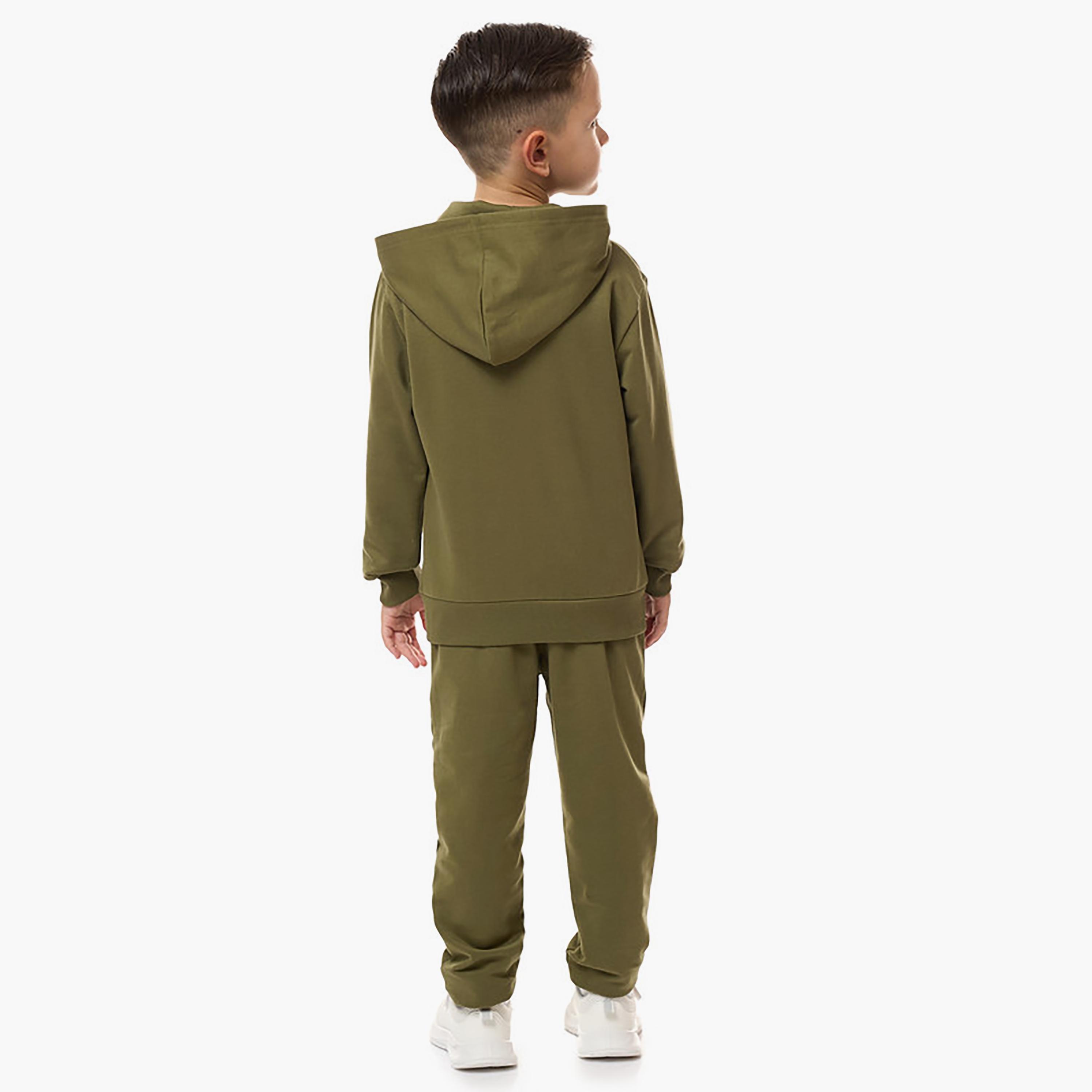 Victor and Jane 2-Piece Printed Long Sleeves Hoodie with Joggers-boys-clothing-setsandcoords-image-2