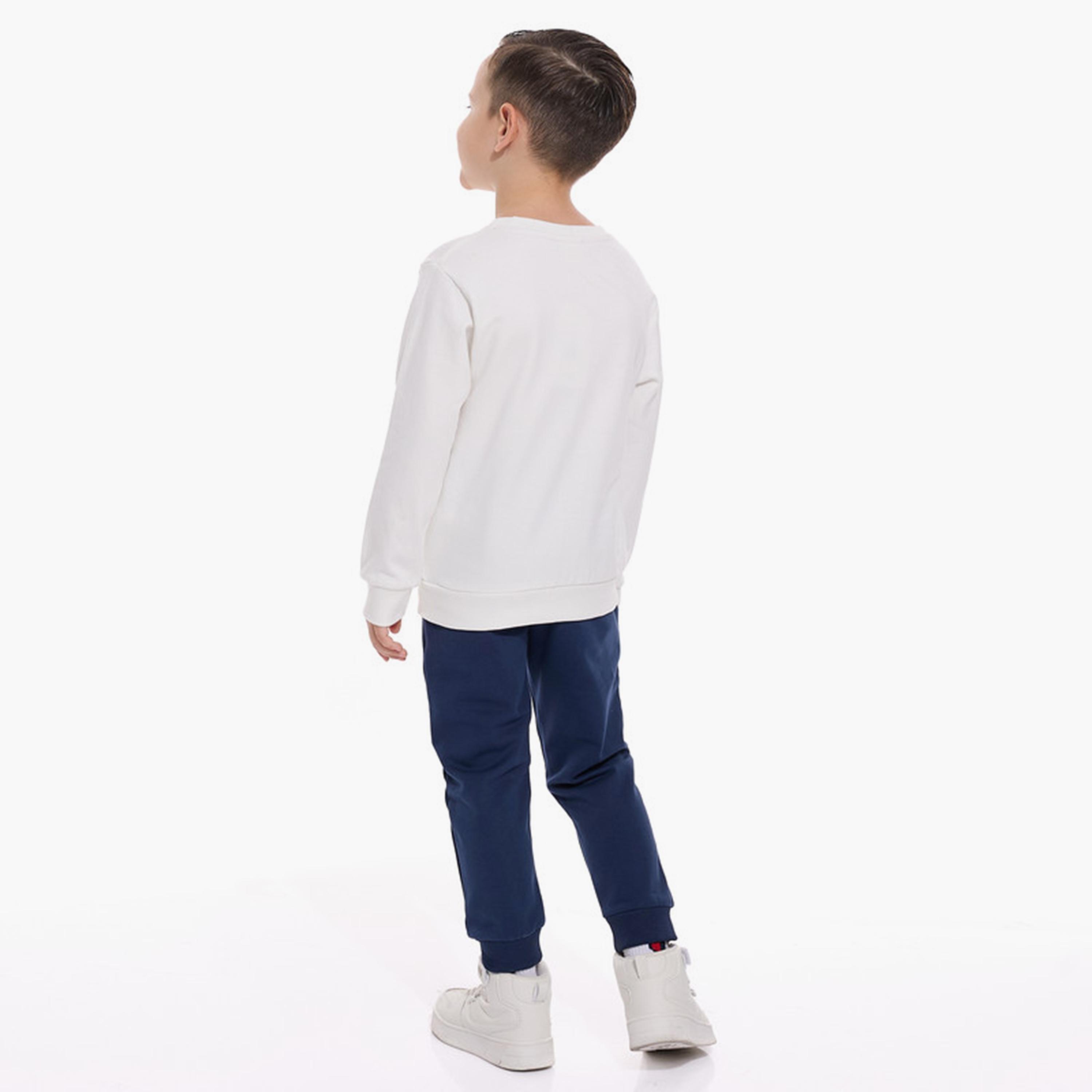 Victor and Jane 2-Piece Printed Long Sleeves Sweatshirt with Joggers-boys-clothing-winterwear-setsandcoords-image-3