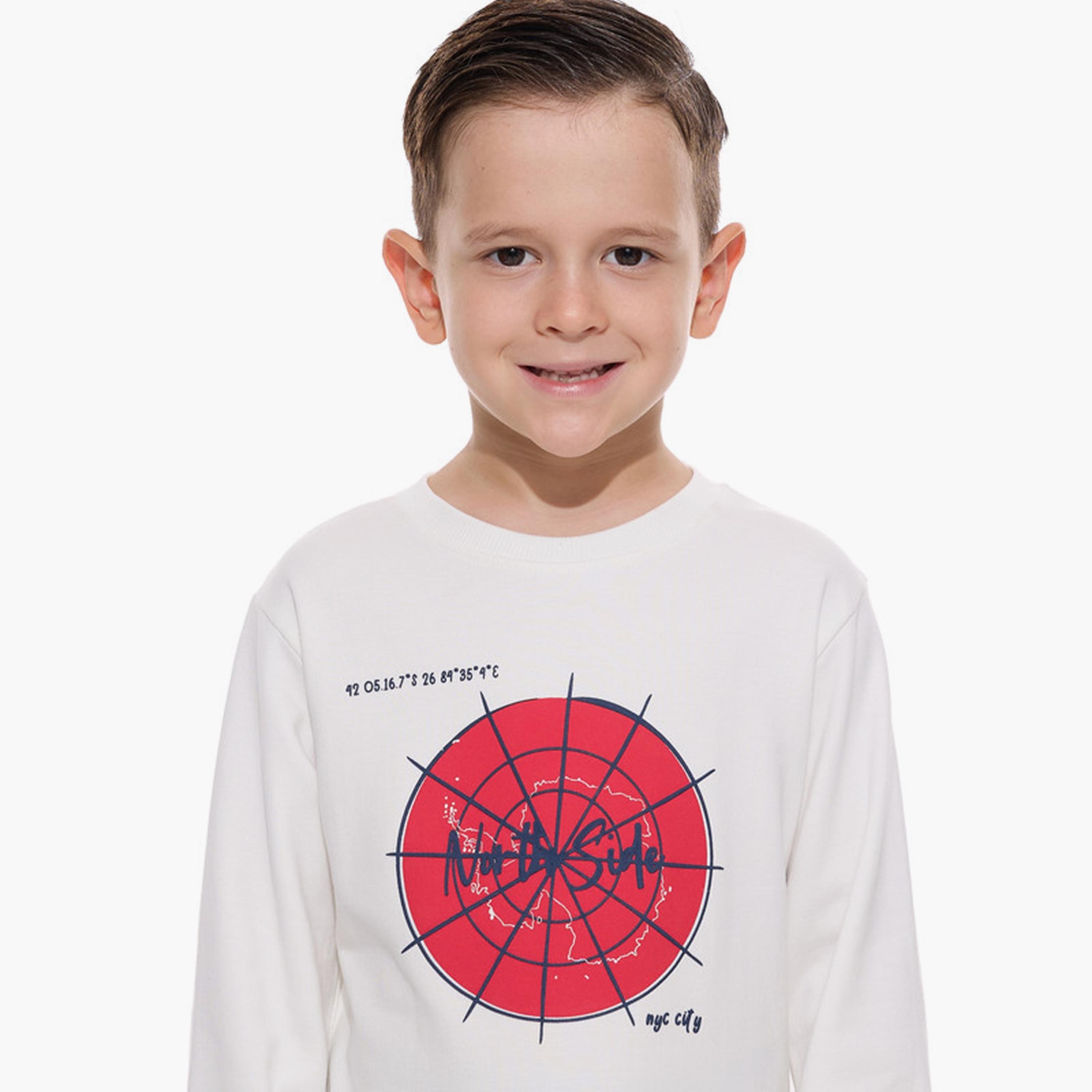 Victor and Jane 2-Piece Printed Long Sleeves Sweatshirt with Joggers-boys-clothing-winterwear-setsandcoords-image-4