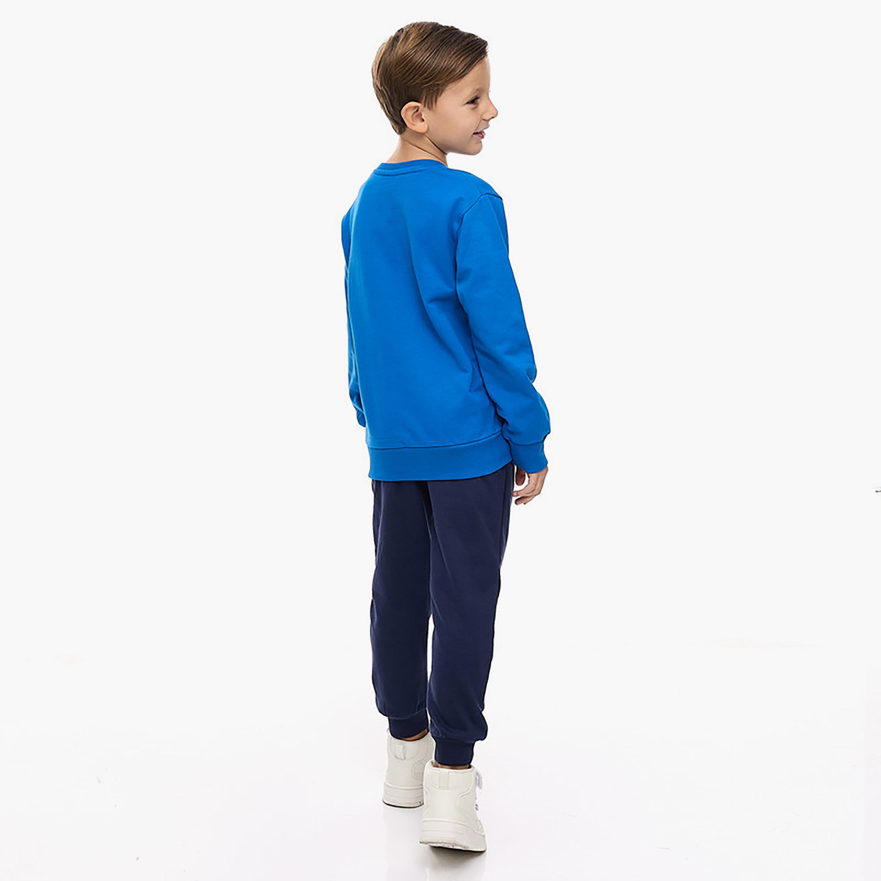 Victor and Jane 2-Piece Printed Long Sleeves Sweatshirt with Joggers-boys-clothing-setsandcoords-image-3