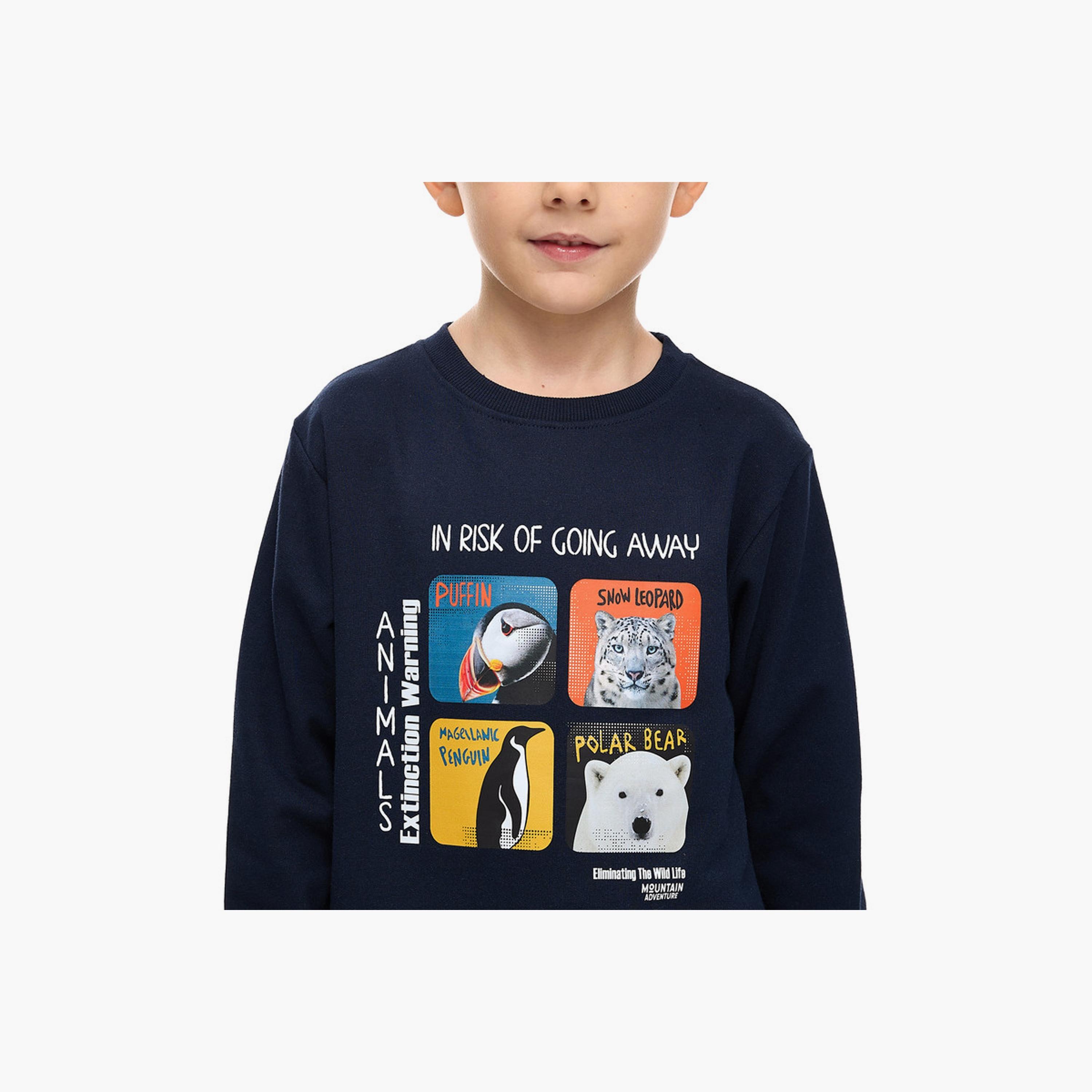 Victor and Jane 2-Piece Printed Long Sleeves Sweatshirt with Joggers-boys-clothing-setsandcoords-image-4