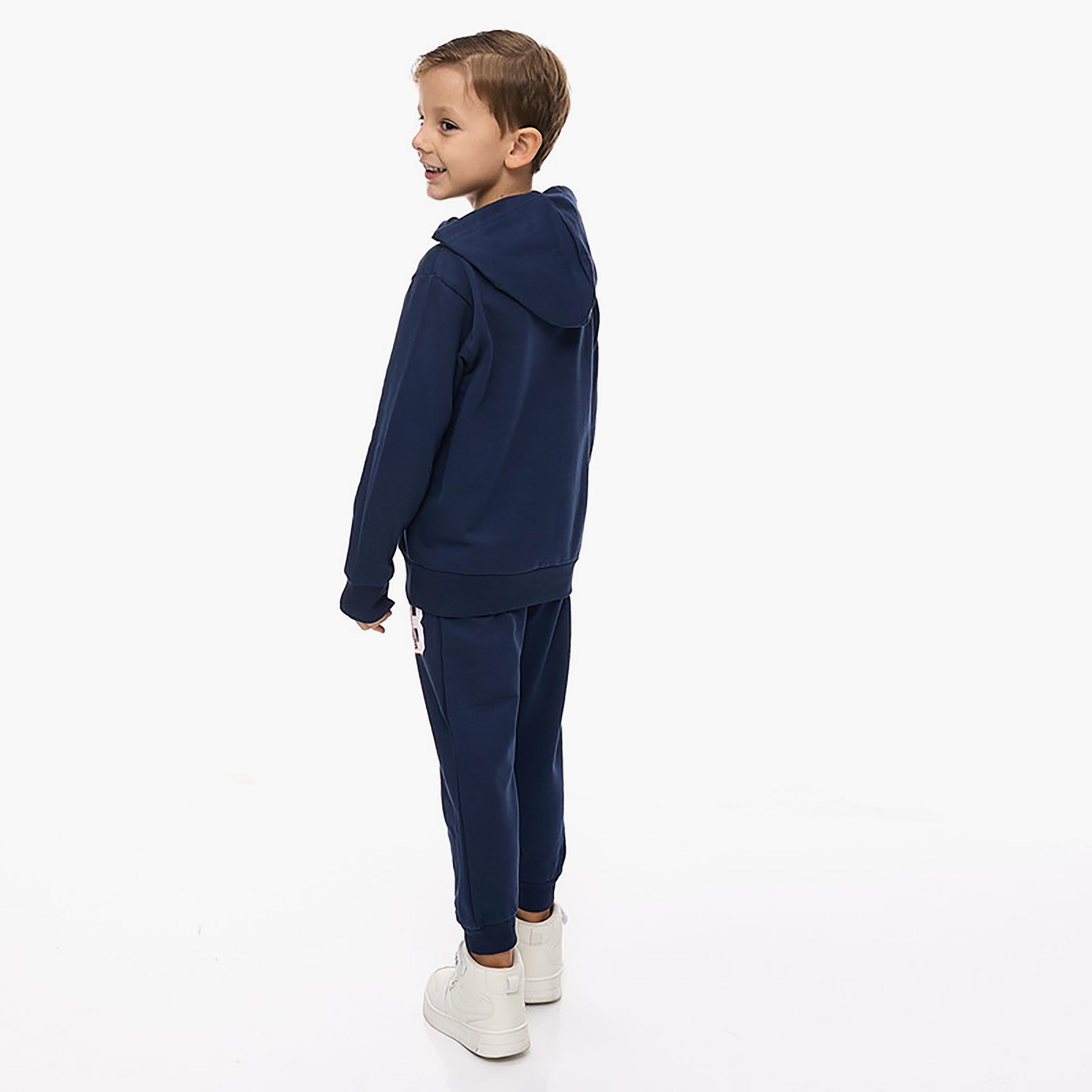 Victor and Jane 2-Piece Printed Long Sleeves Hoodie with Joggers-boys-clothing-setsandcoords-image-3