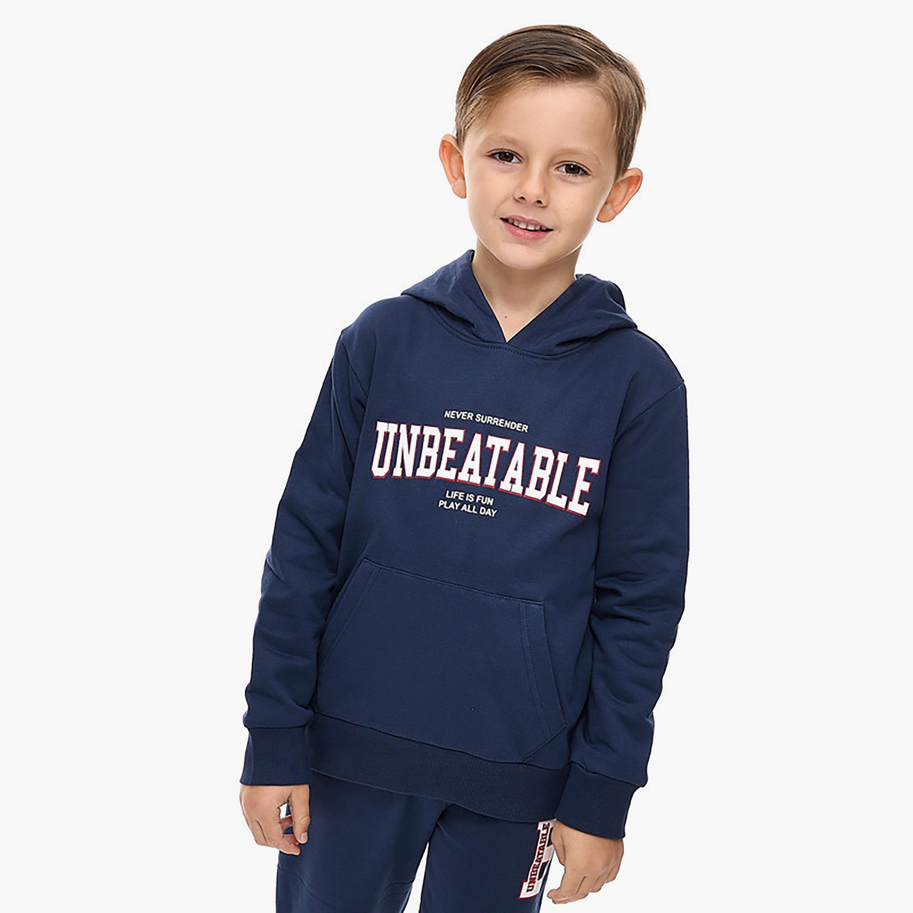 Victor and Jane 2-Piece Printed Long Sleeves Hoodie with Joggers-boys-clothing-setsandcoords-image-4