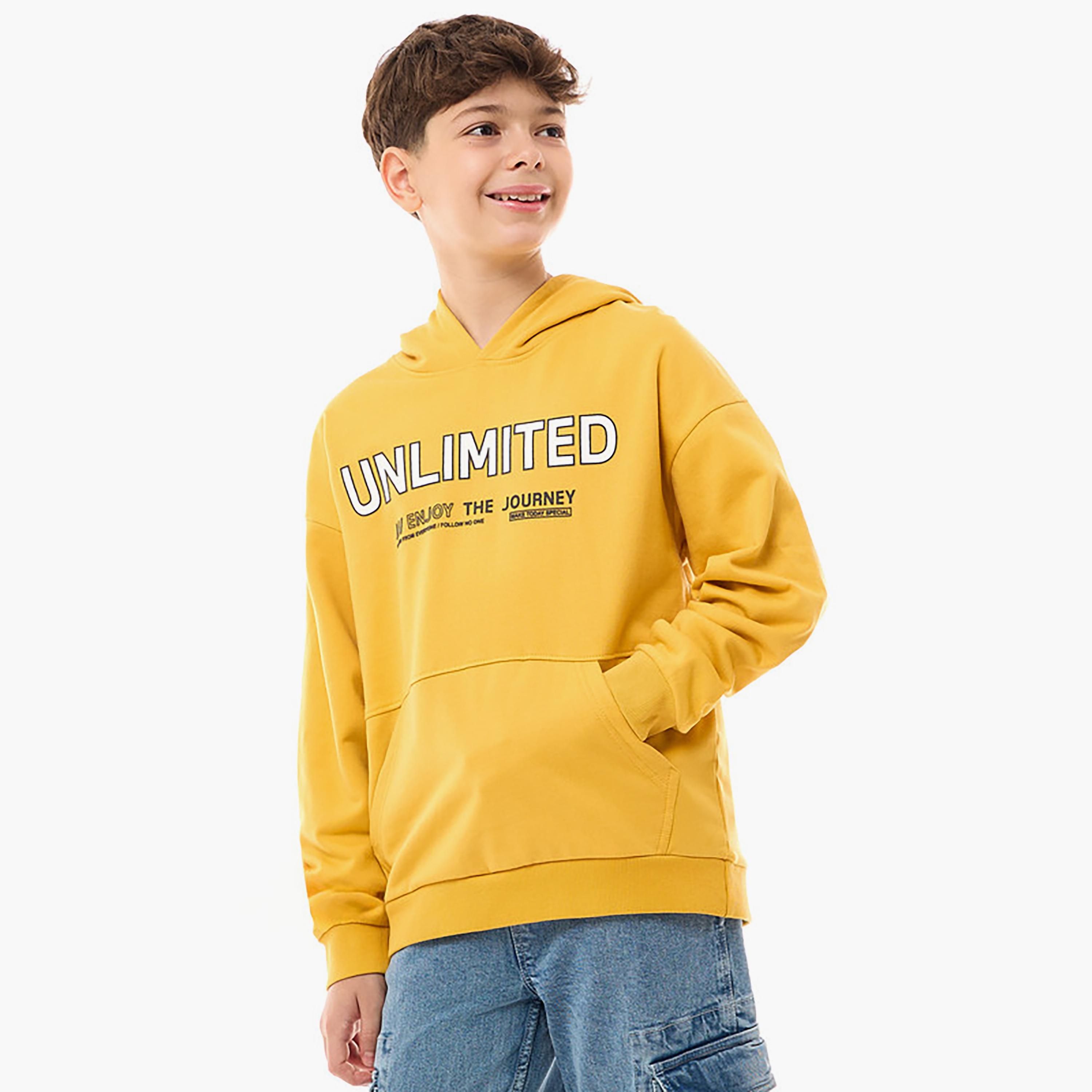 Victor and Jane Printed Long Sleeves Hoodie-boys-clothing-winterwear-sweatshirts-image-1