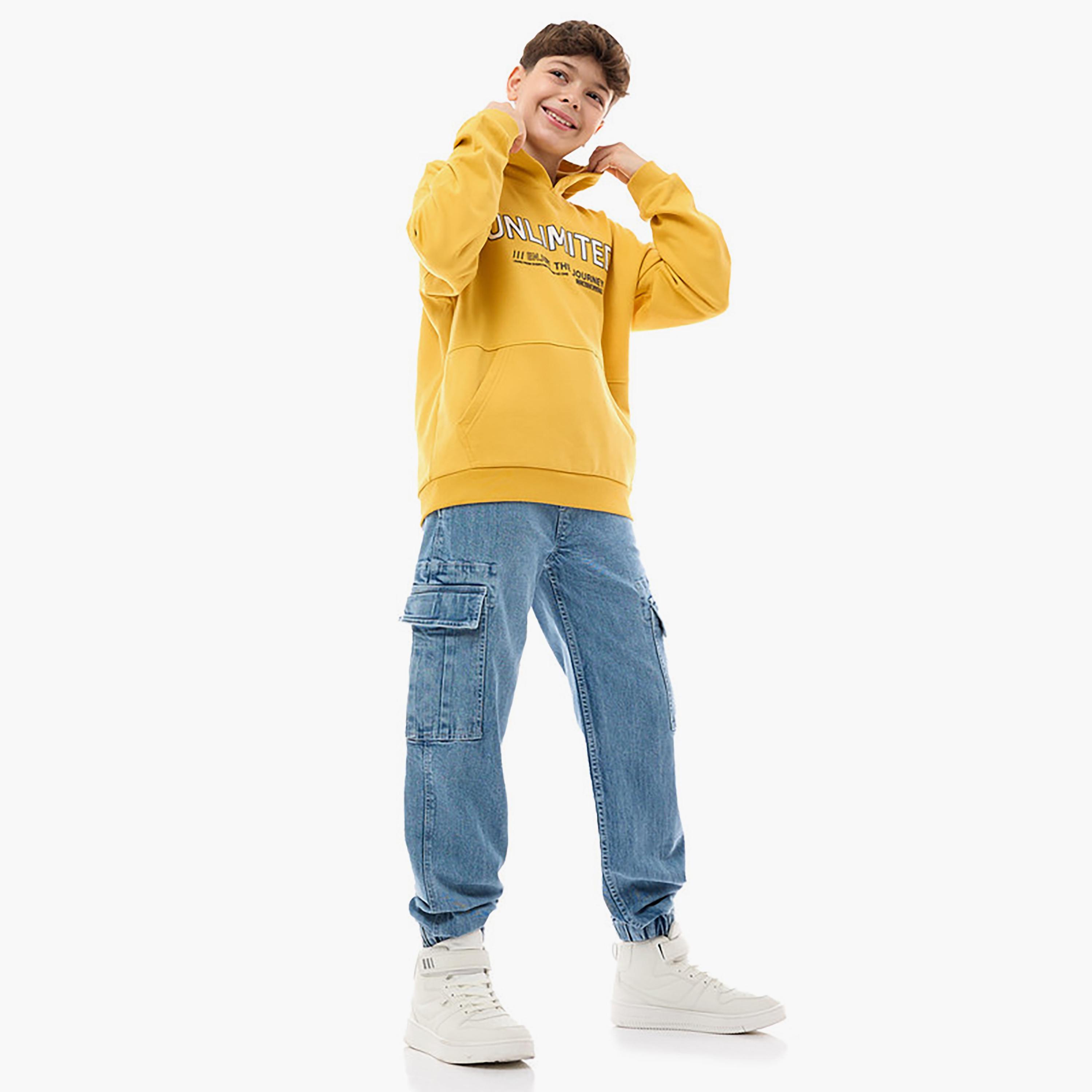 Victor and Jane Printed Long Sleeves Hoodie-boys-clothing-winterwear-sweatshirts-image-4