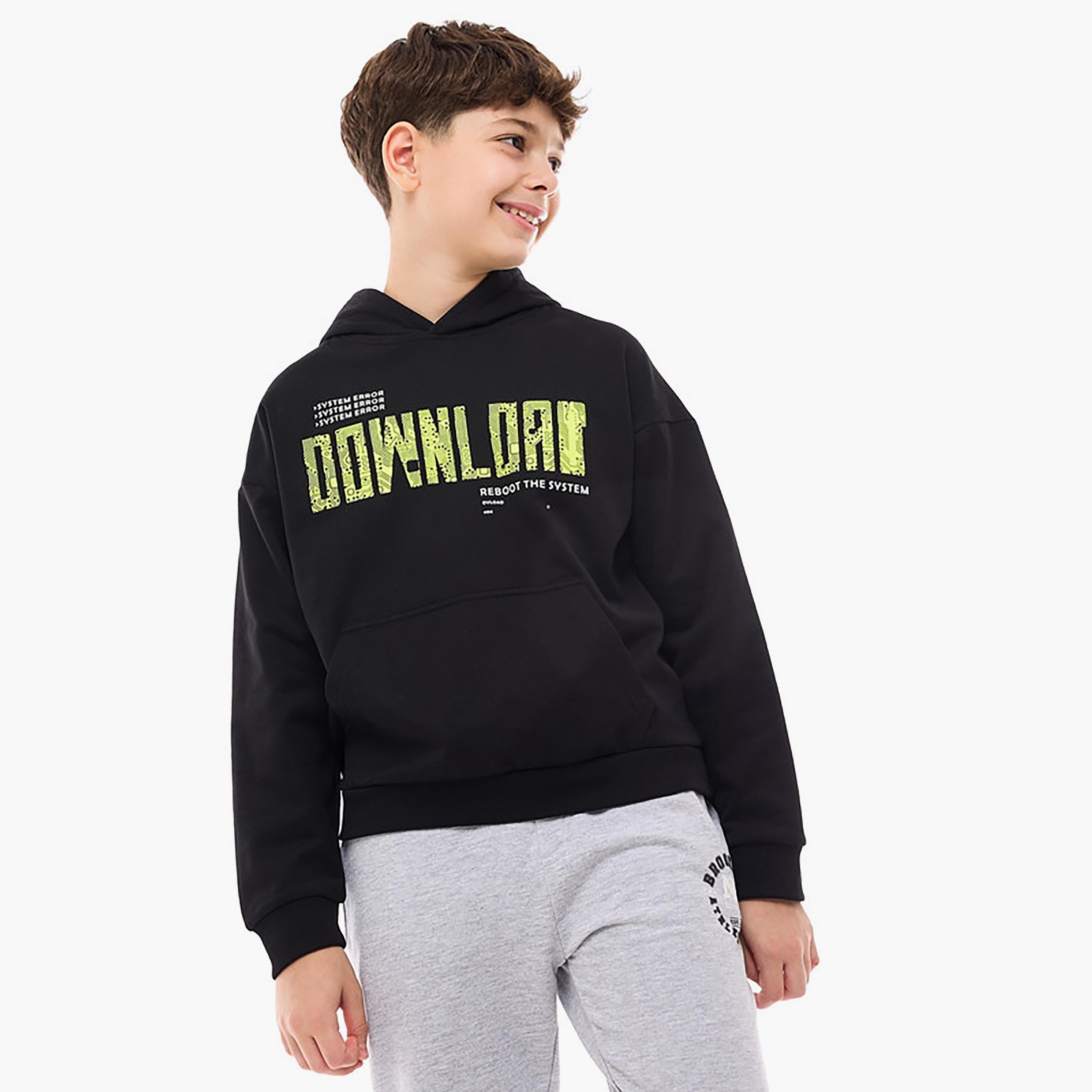 Victor and Jane Printed Long Sleeves Hoodie-boys-clothing-winterwear-sweatshirts-image-1