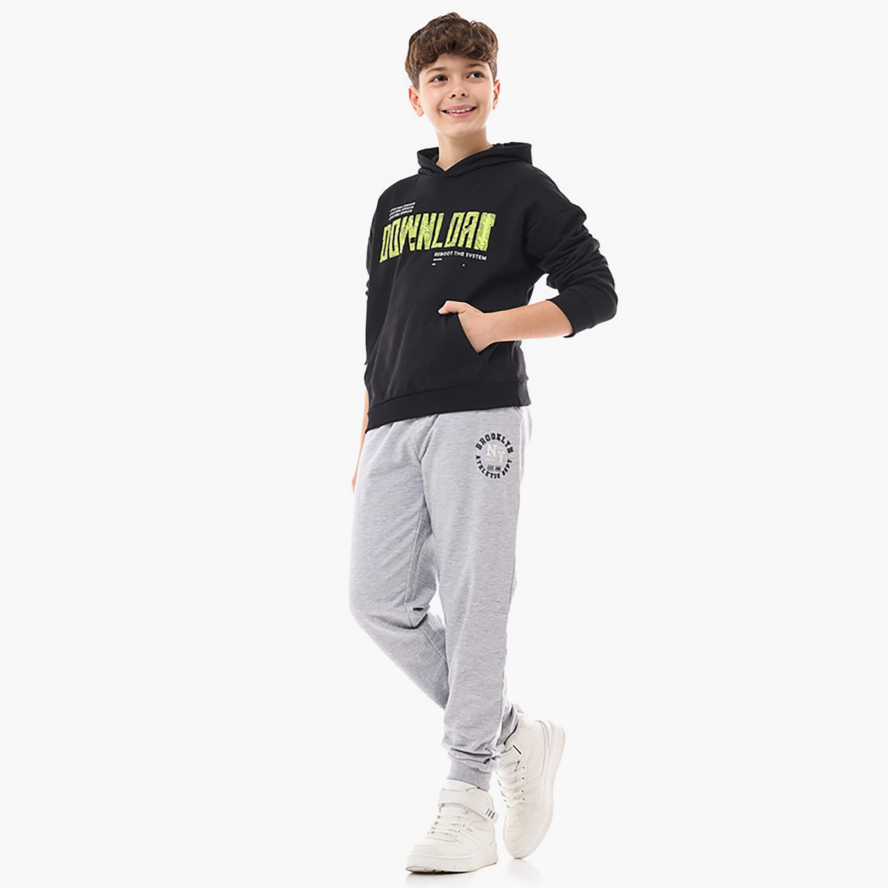 Victor and Jane Printed Long Sleeves Hoodie-boys-clothing-winterwear-sweatshirts-image-4