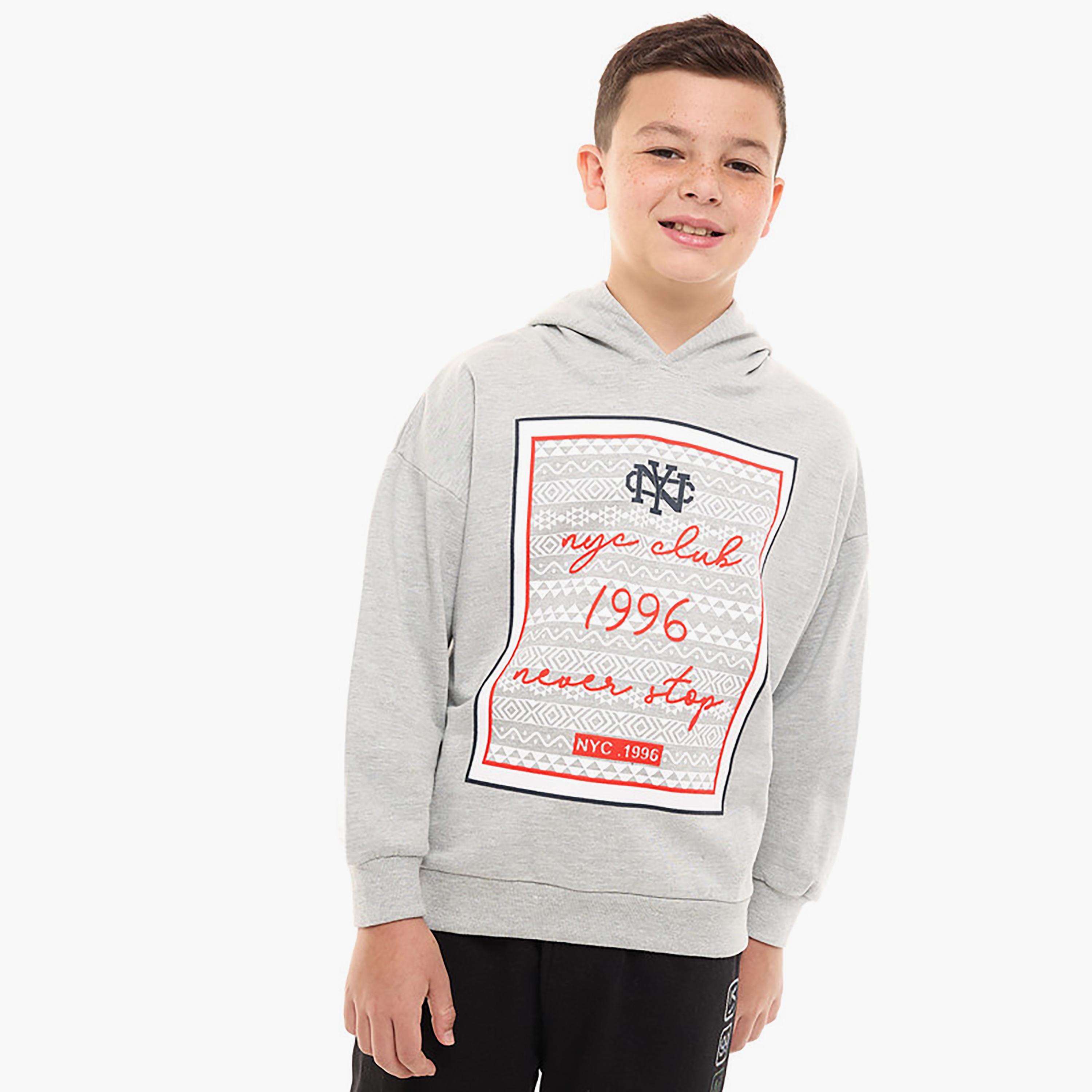 Victor and Jane Printed Long Sleeves Hoodie-boys-clothing-winterwear-sweatshirts-image-1