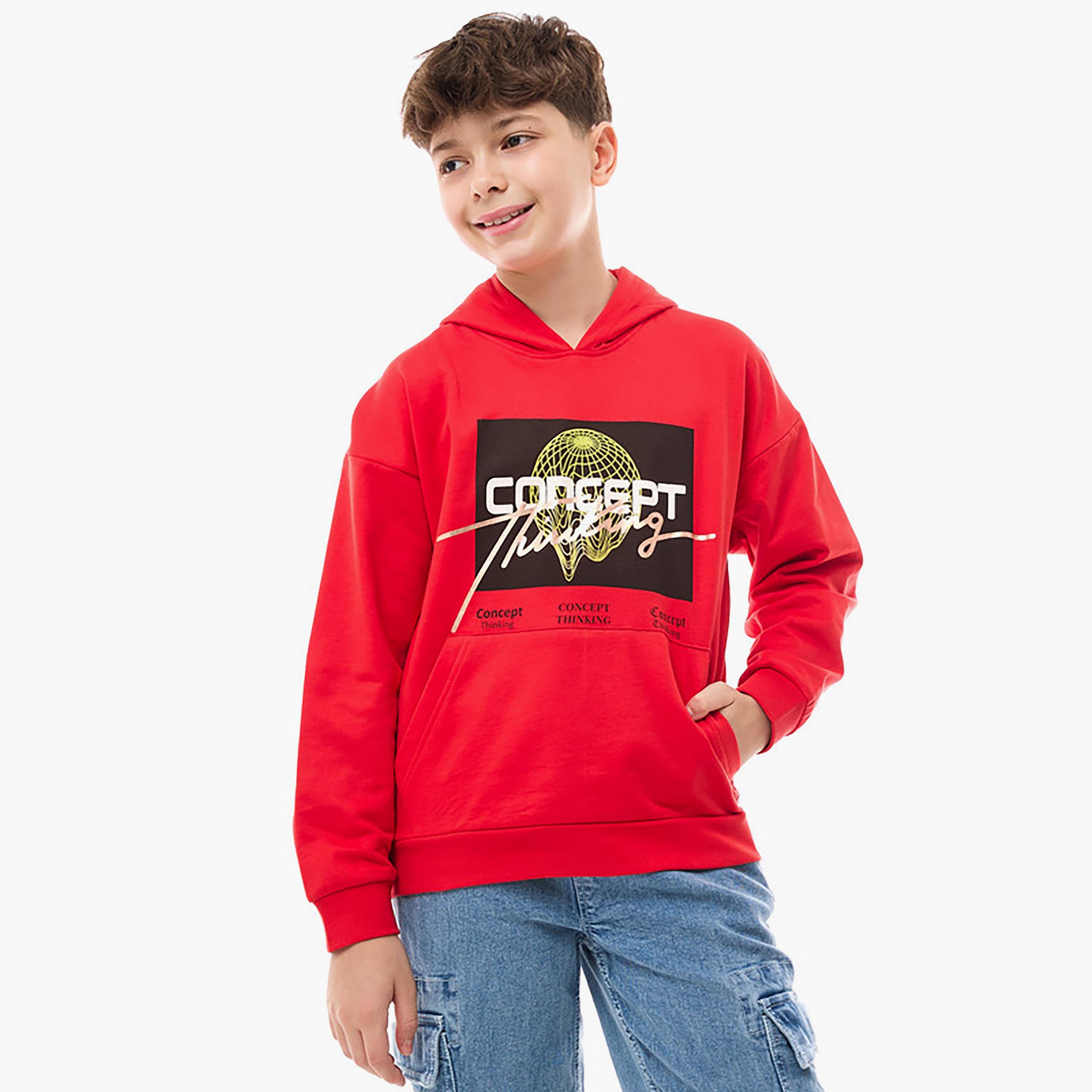 Victor and Jane Printed Long Sleeves Hoodie-boys-clothing-winterwear-sweatshirts-image-1