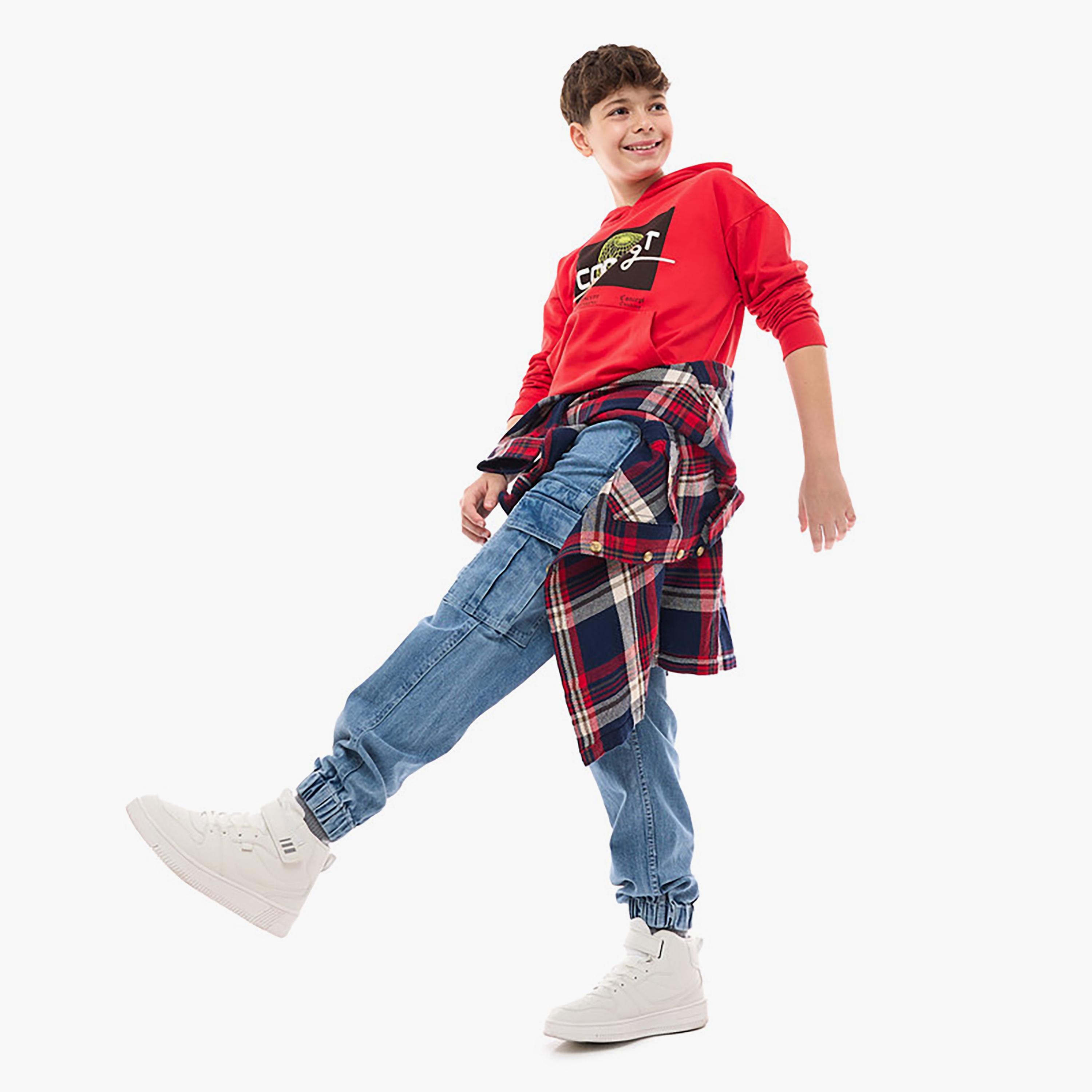 Victor and Jane Printed Long Sleeves Hoodie-boys-clothing-winterwear-sweatshirts-image-4