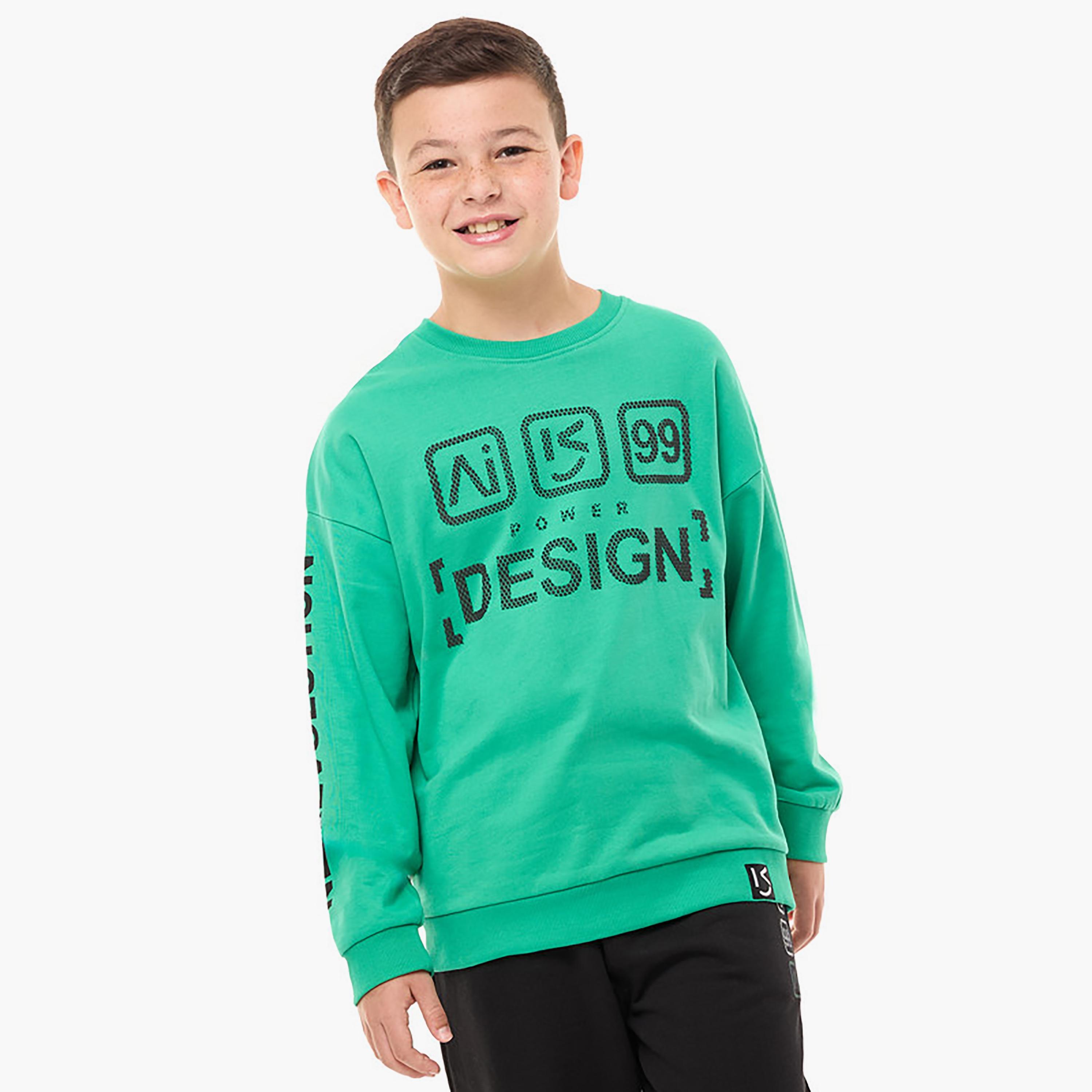 Victor and Jane 2-Piece Printed Long Sleeves Sweatshirt with Joggers-boys-clothing-setsandcoords-image-4
