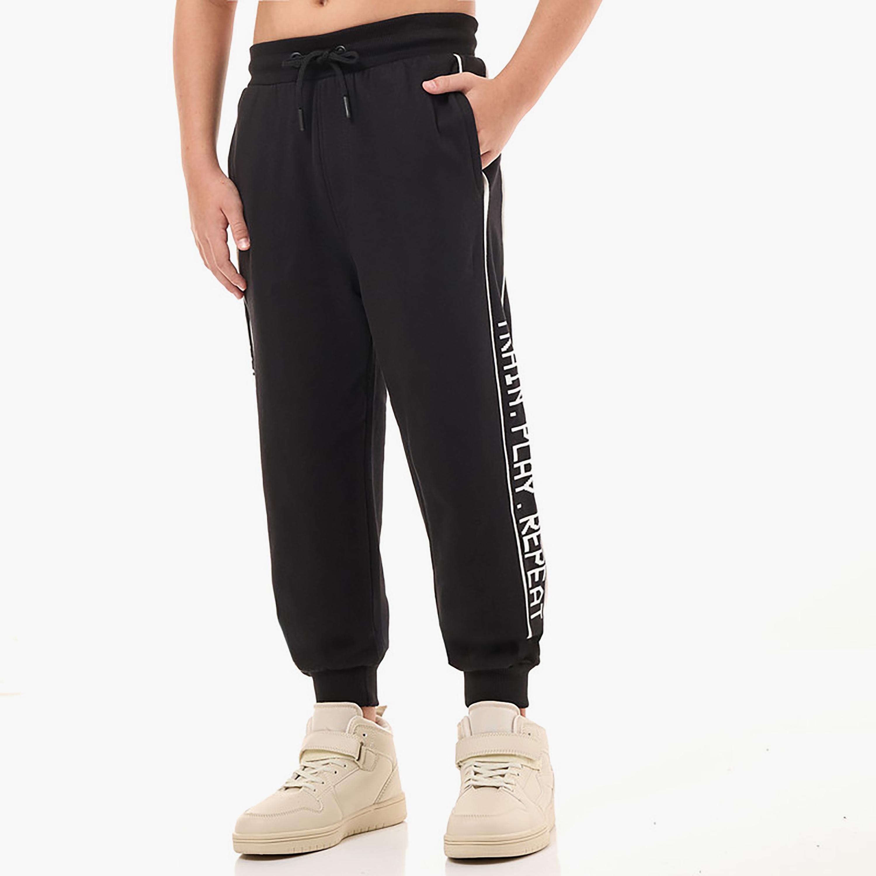 Victor and Jane 2-Piece Printed Long Sleeves Sweatshirt with Joggers-boys-clothing-setsandcoords-image-5