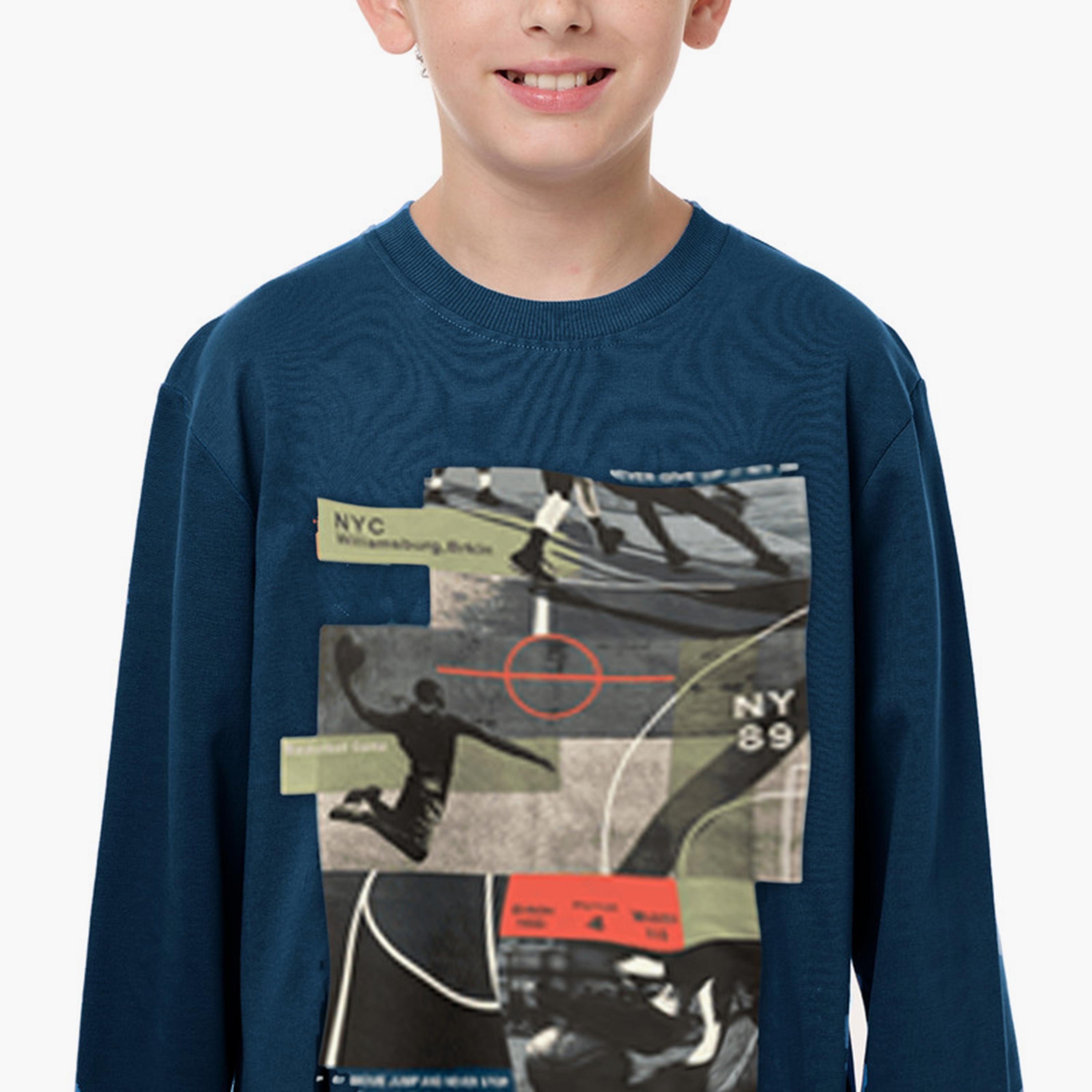 Victor and Jane Printed Long Sleeves Sweatshirt-boys-clothing-winterwear-sweatshirts-image-4