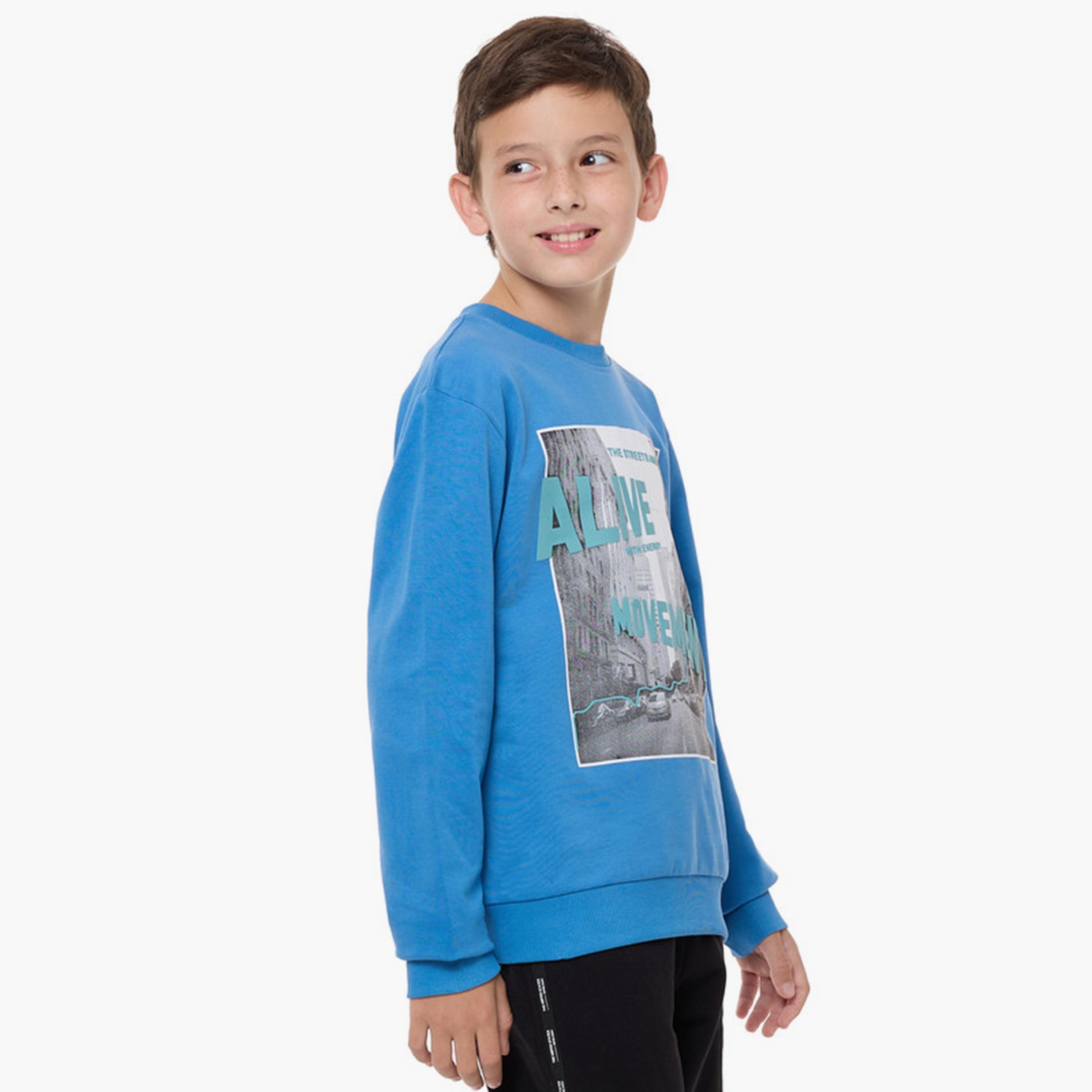 Victor and Jane Printed Long Sleeves Sweatshirt-boys-clothing-winterwear-sweatshirts-image-2