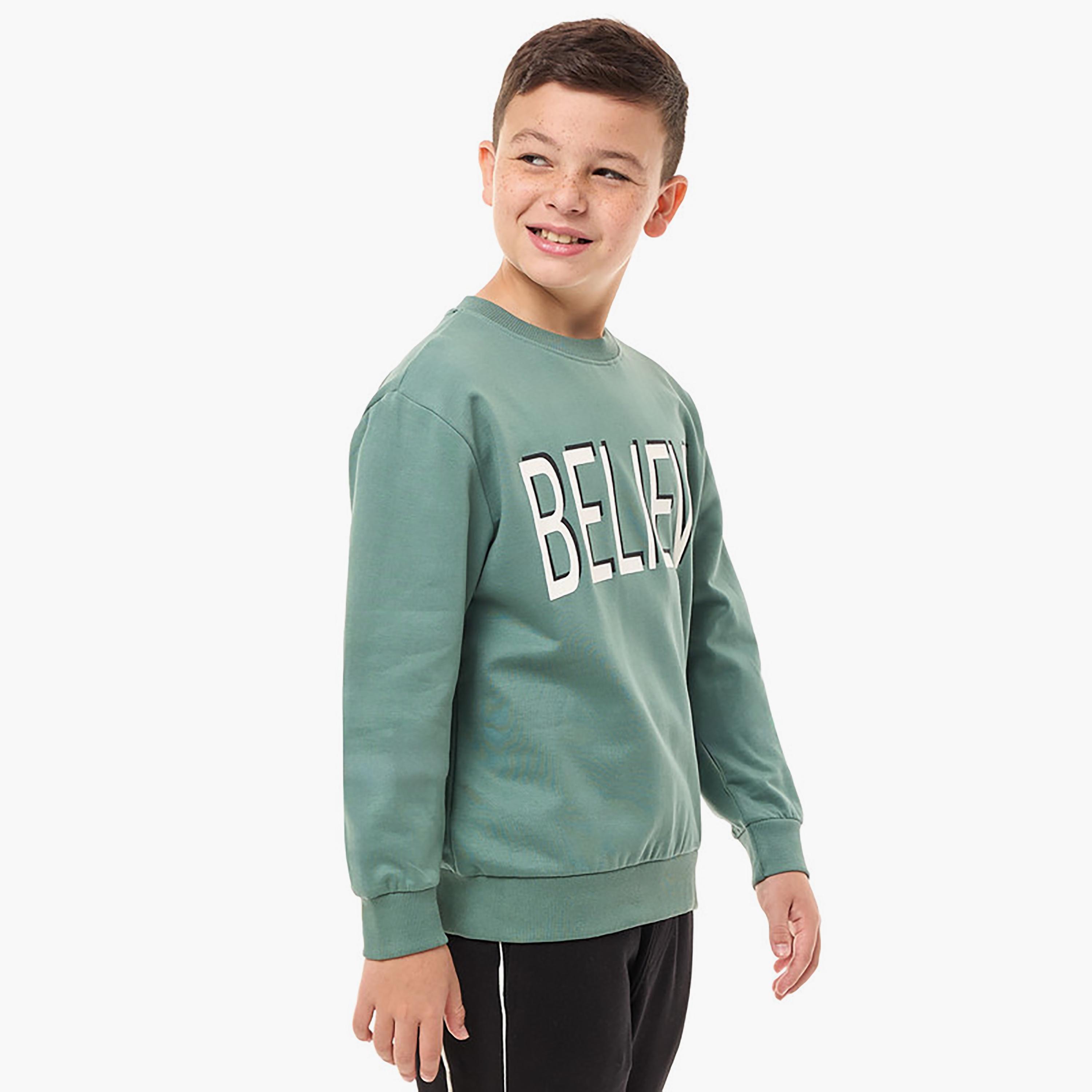 Victor and Jane Printed Long Sleeves Sweatshirt-boys-clothing-winterwear-sweatshirts-image-2