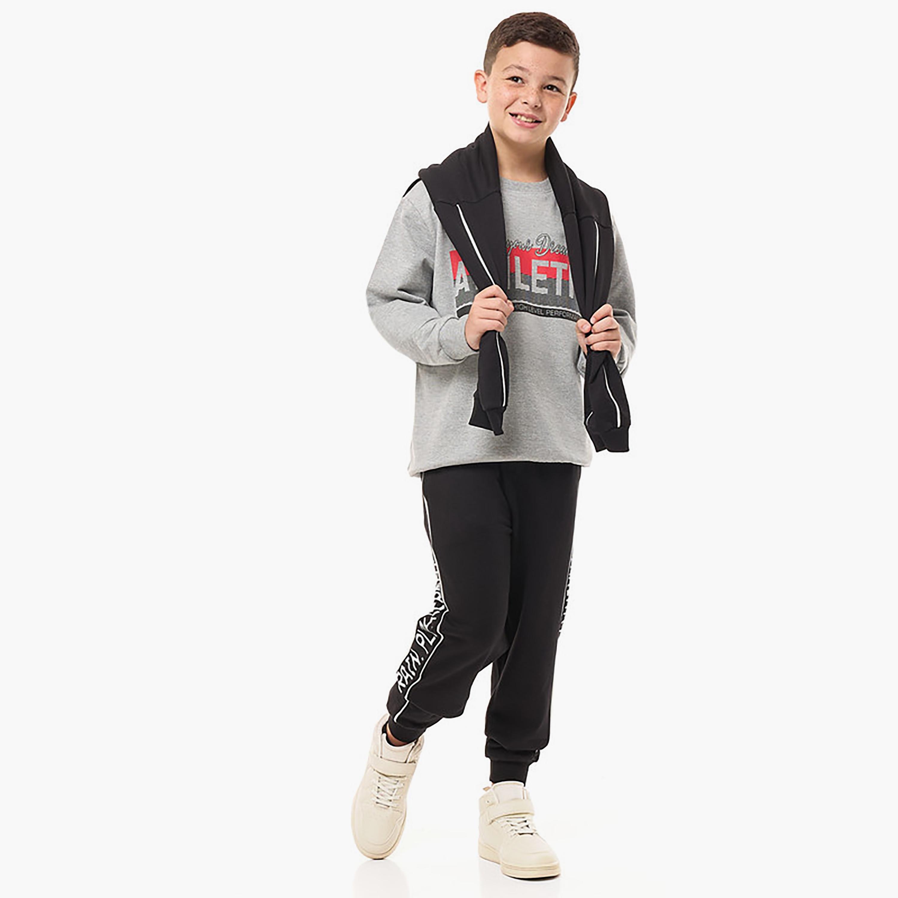 Victor and Jane Printed Long Sleeves Sweatshirt-boys-clothing-winterwear-sweatshirts-image-4