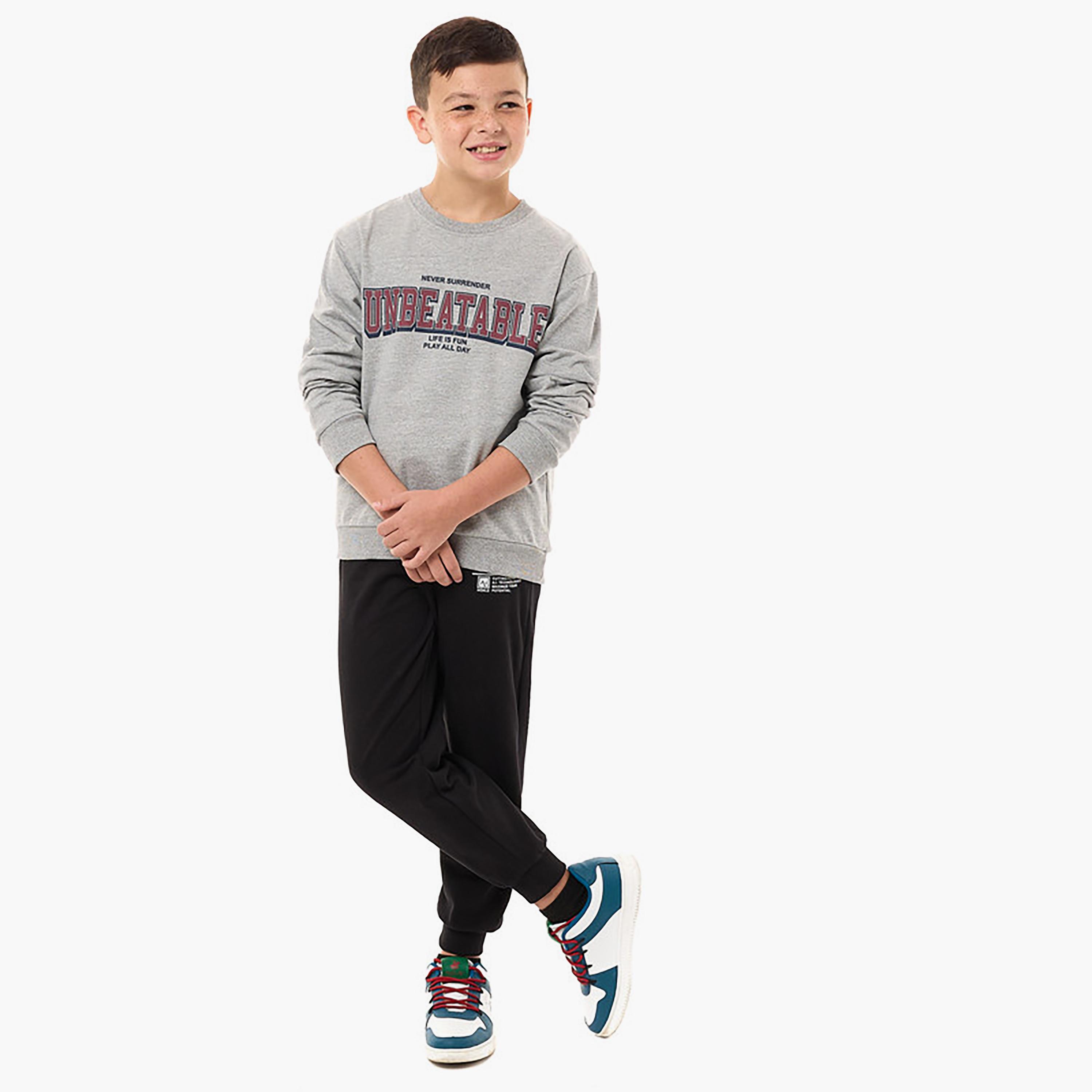 Victor and Jane Printed Long Sleeves Sweatshirt-boys-clothing-winterwear-sweatshirts-image-4