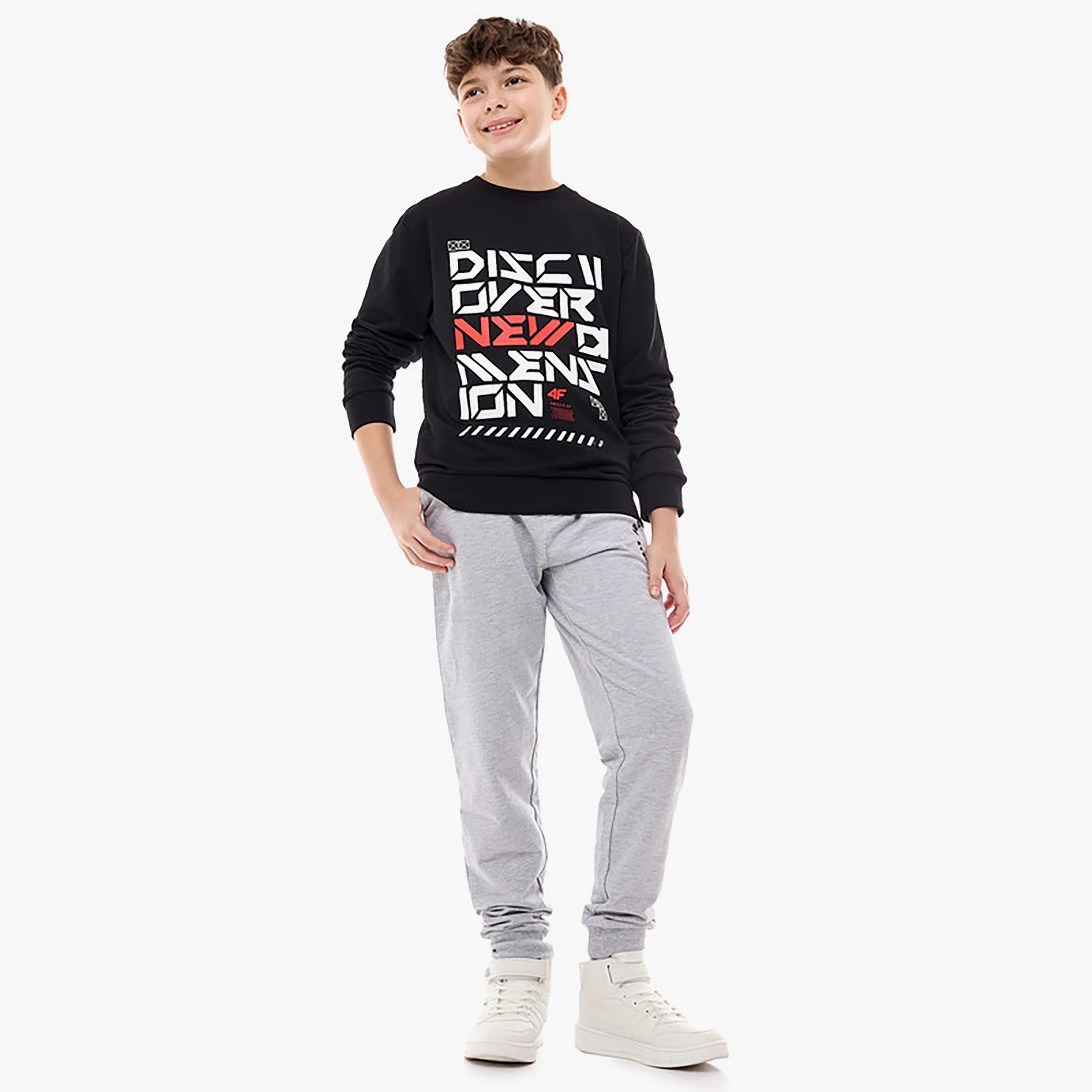 Victor and Jane Printed Long Sleeves Sweatshirt-boys-clothing-winterwear-sweatshirts-image-4