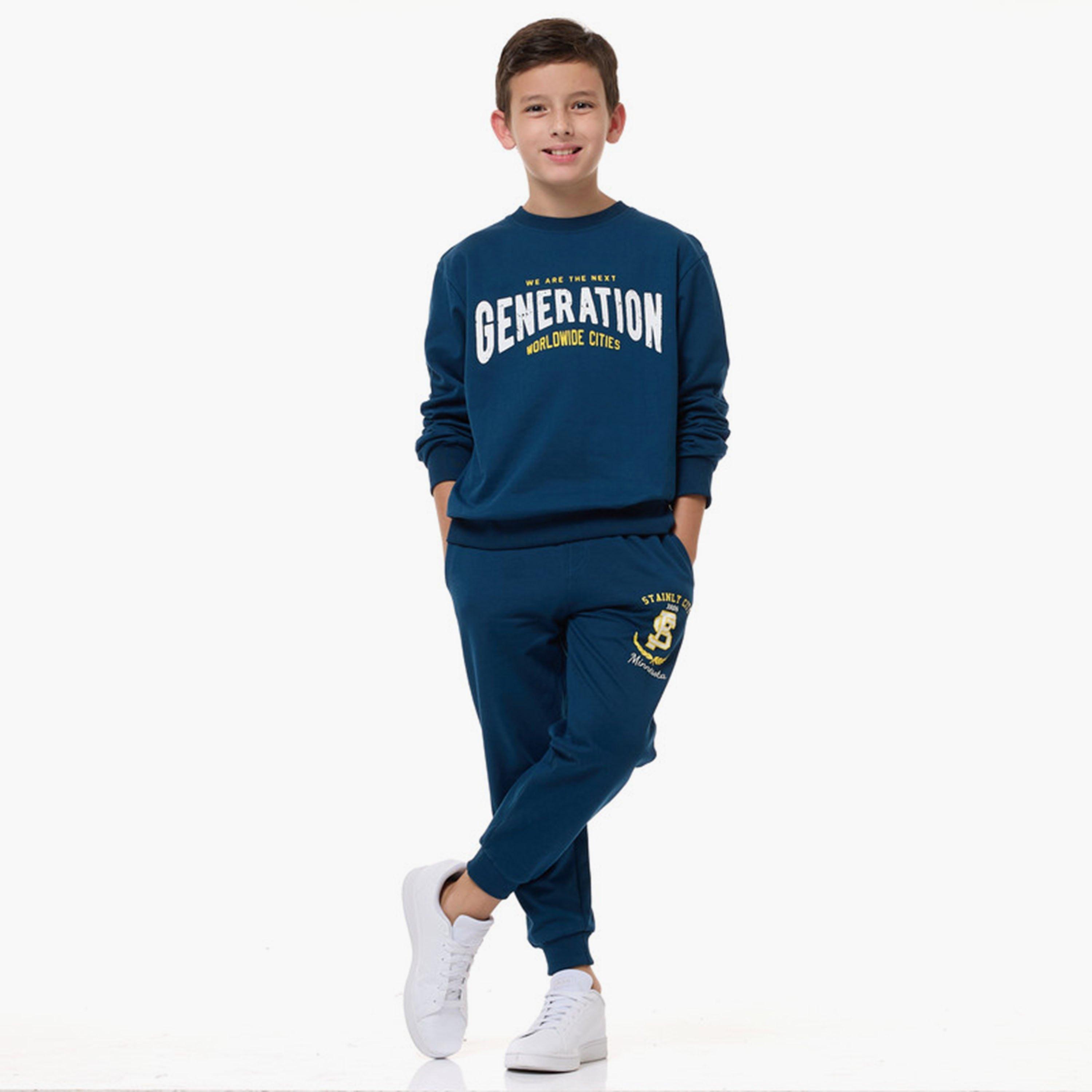 Victor and Jane Printed Long Sleeves Sweatshirt-boys-clothing-winterwear-sweatshirts-image-4