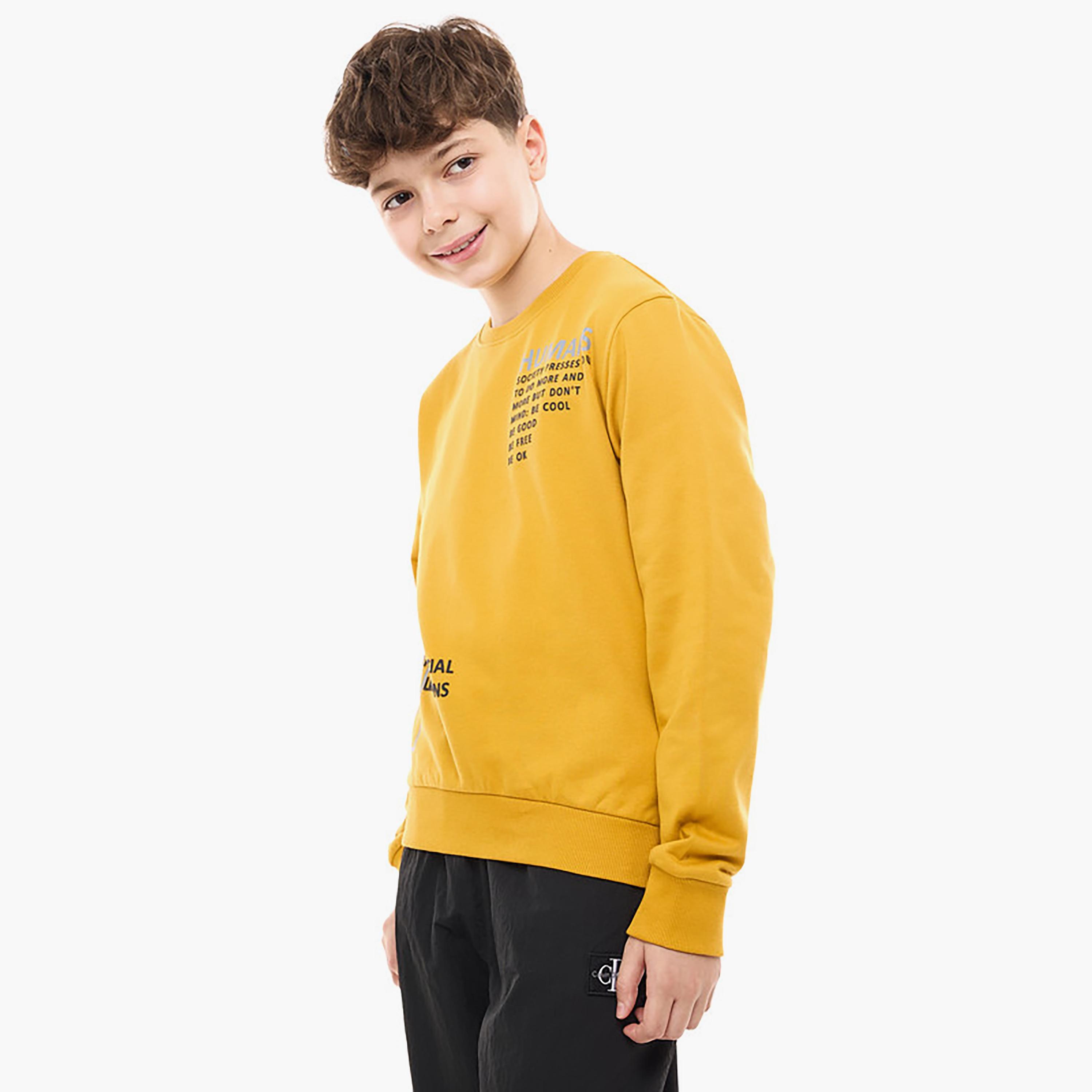 Victor and Jane Printed Long Sleeves Sweatshirt-boys-clothing-winterwear-sweatshirts-image-2