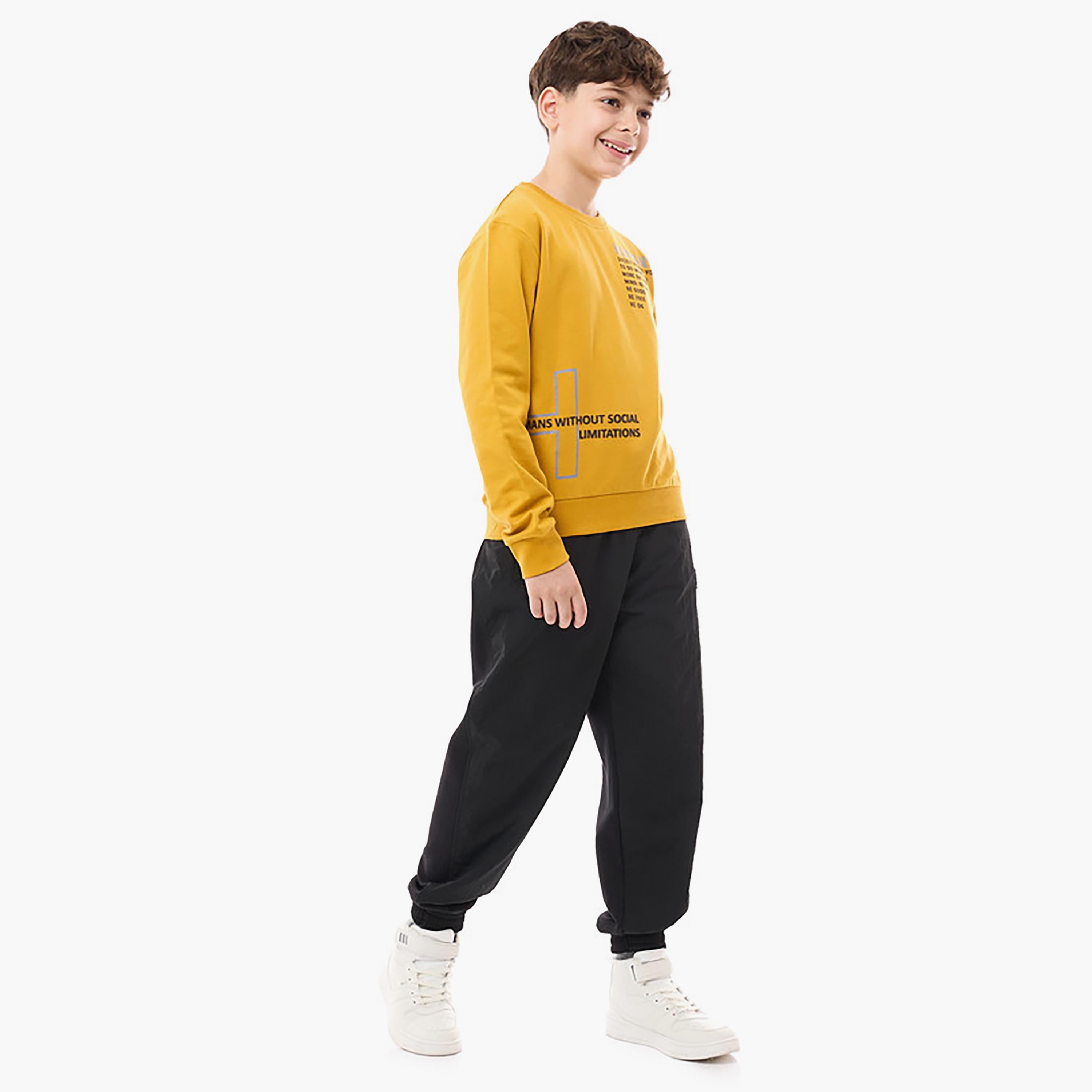 Victor and Jane Printed Long Sleeves Sweatshirt-boys-clothing-winterwear-sweatshirts-image-4