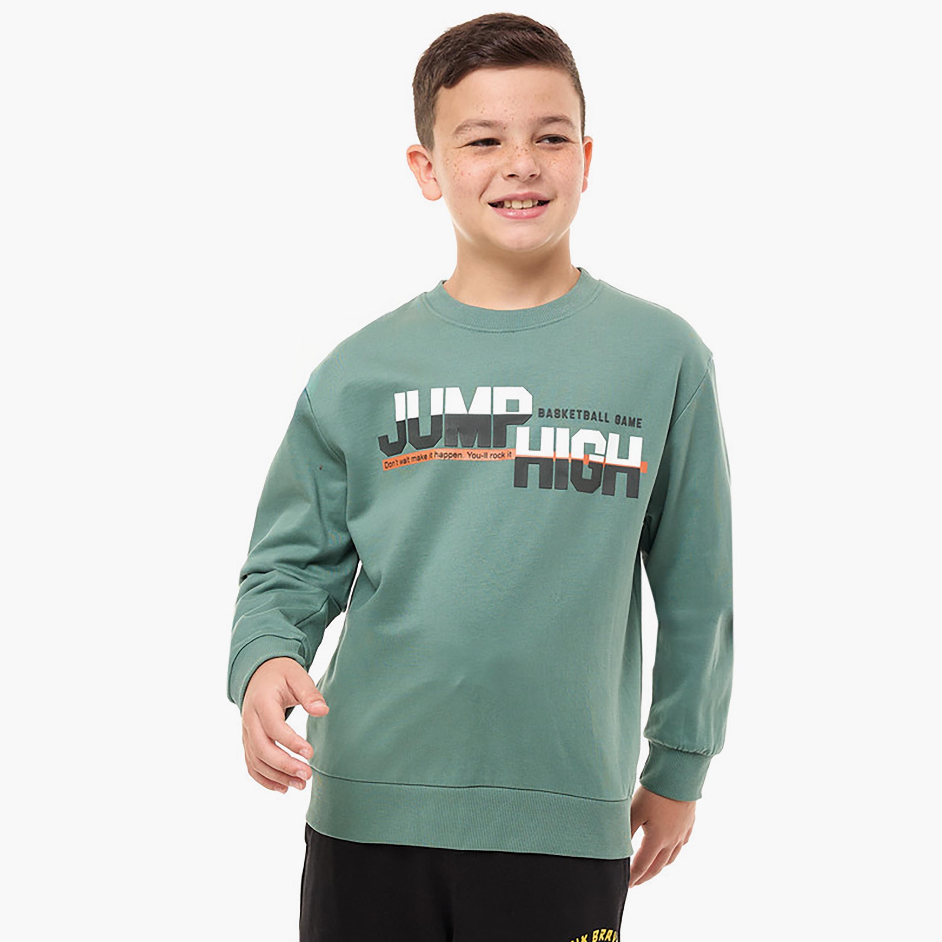 Victor and Jane Printed Long Sleeves Sweatshirt-boys-clothing-winterwear-sweatshirts-image-1
