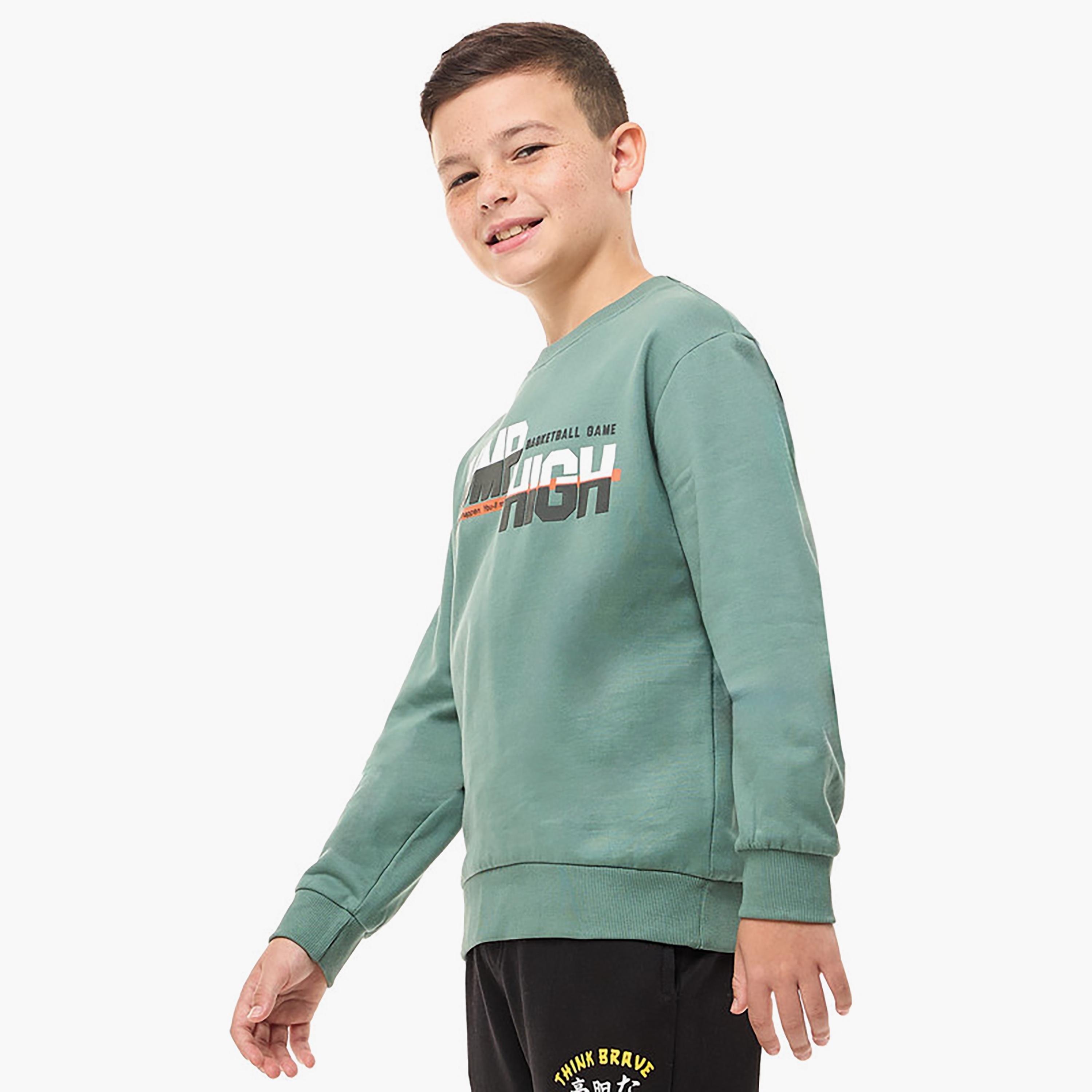 Victor and Jane Printed Long Sleeves Sweatshirt-boys-clothing-winterwear-sweatshirts-image-2
