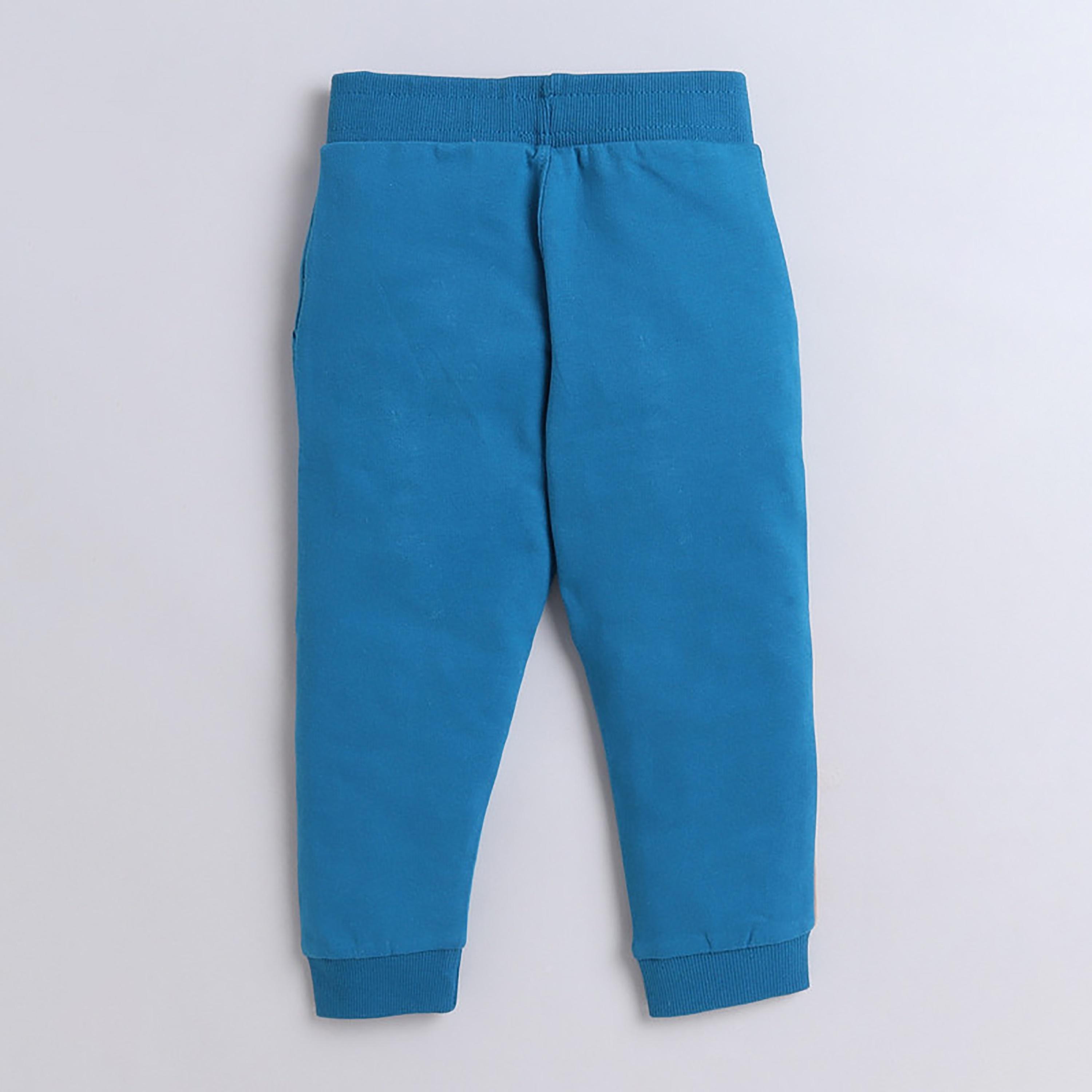 سويت شيرت بأكمام طويلة مطبوع  مع بنطال ركض قطعتين من فيكتور اند جين-baby-boys-clothing-winterwear-setsandcoords-image-6