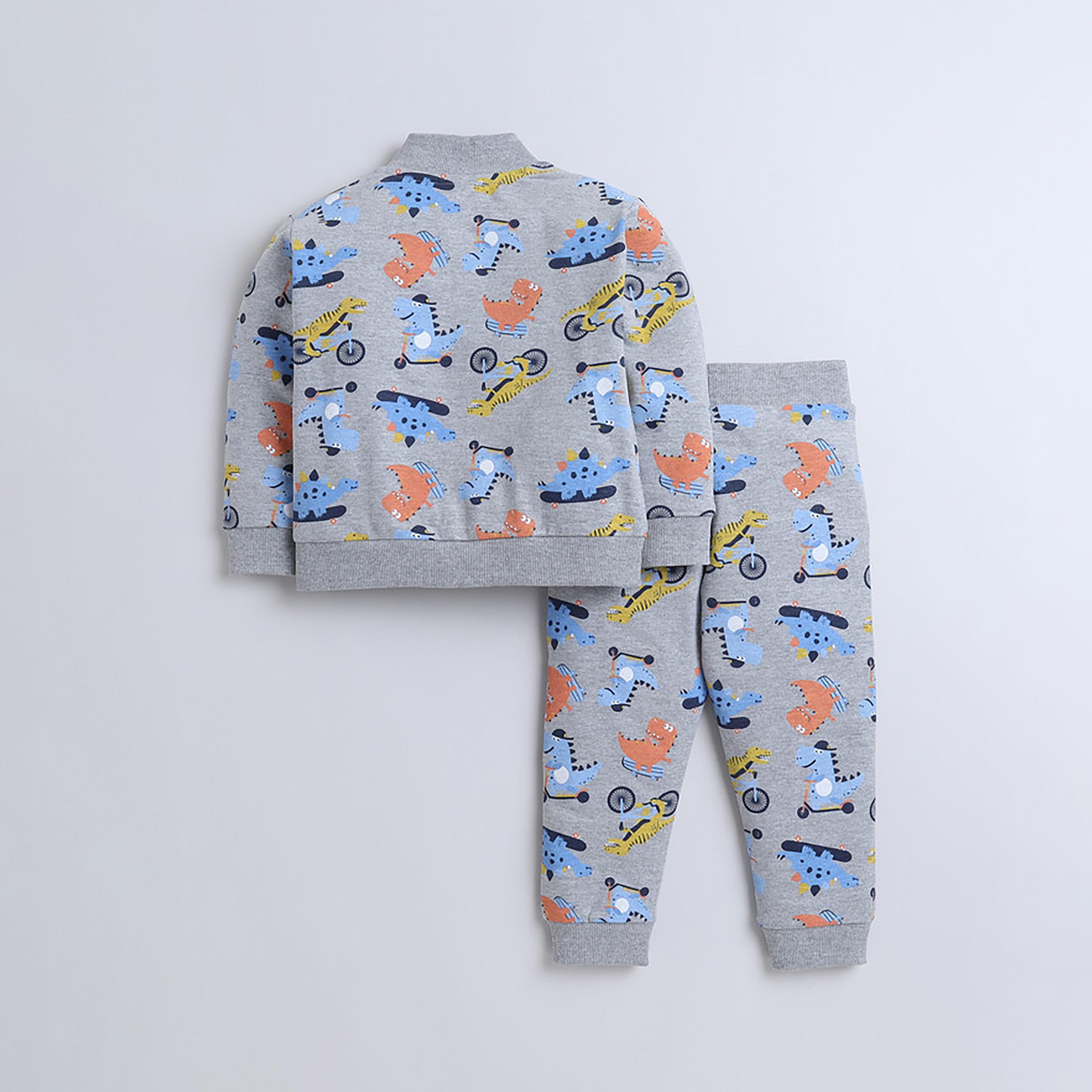 Victor and Jane 3-Piece Printed T-Shirt, Jacket with Joggers-baby-boys-clothing-winterwear-setsandcoords-image-3
