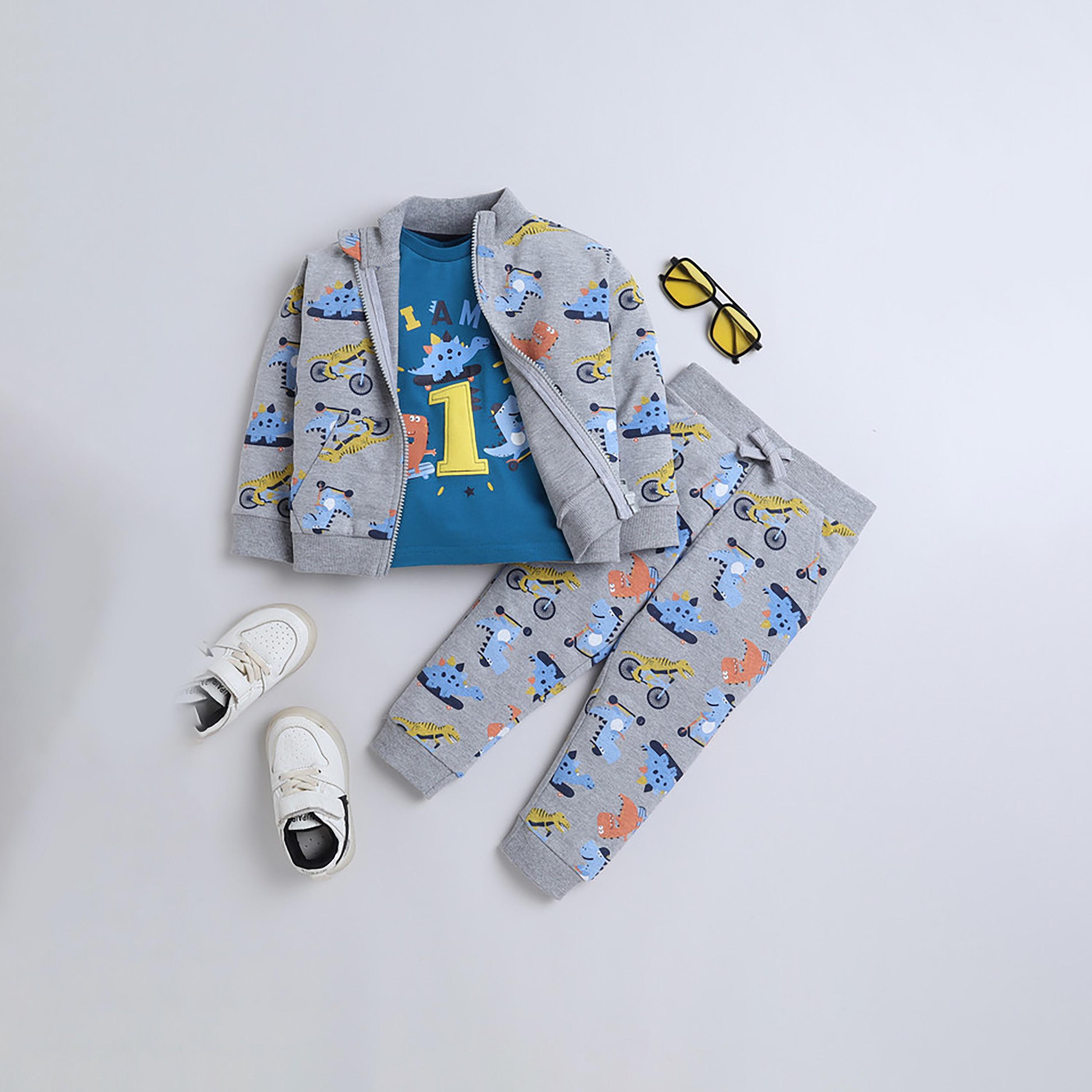 Victor and Jane 3-Piece Printed T-Shirt, Jacket with Joggers-baby-boys-clothing-winterwear-setsandcoords-image-5