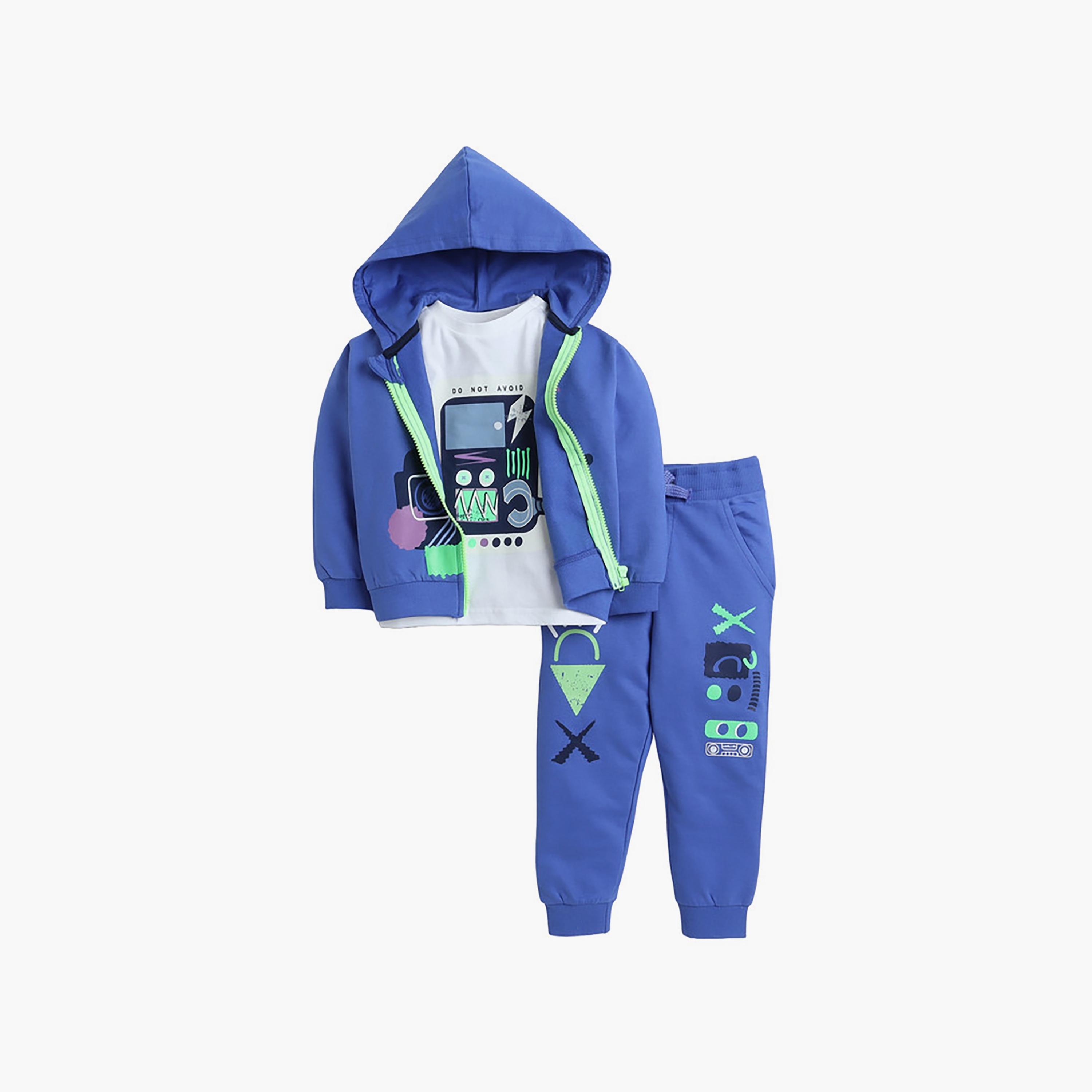 Victor and Jane 3-Piece Printed T-Shirt, Hoodie with Joggers-baby-boys-clothing-winterwear-setsandcoords-image-1