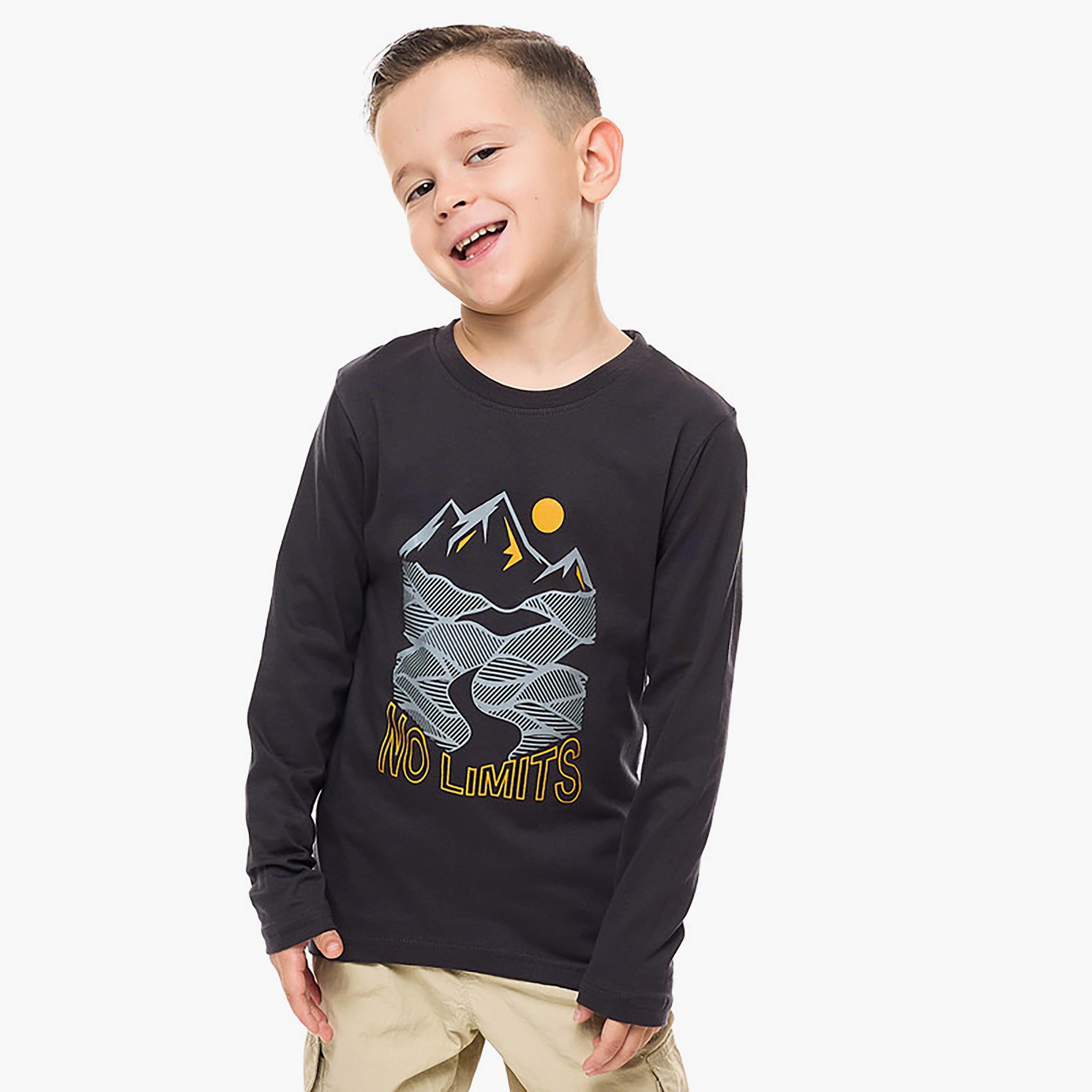 تي شيرت بأكمام طويلة مطبوع من فيكتور اند جين-boys-clothing-tshirtsandpolos-image-1