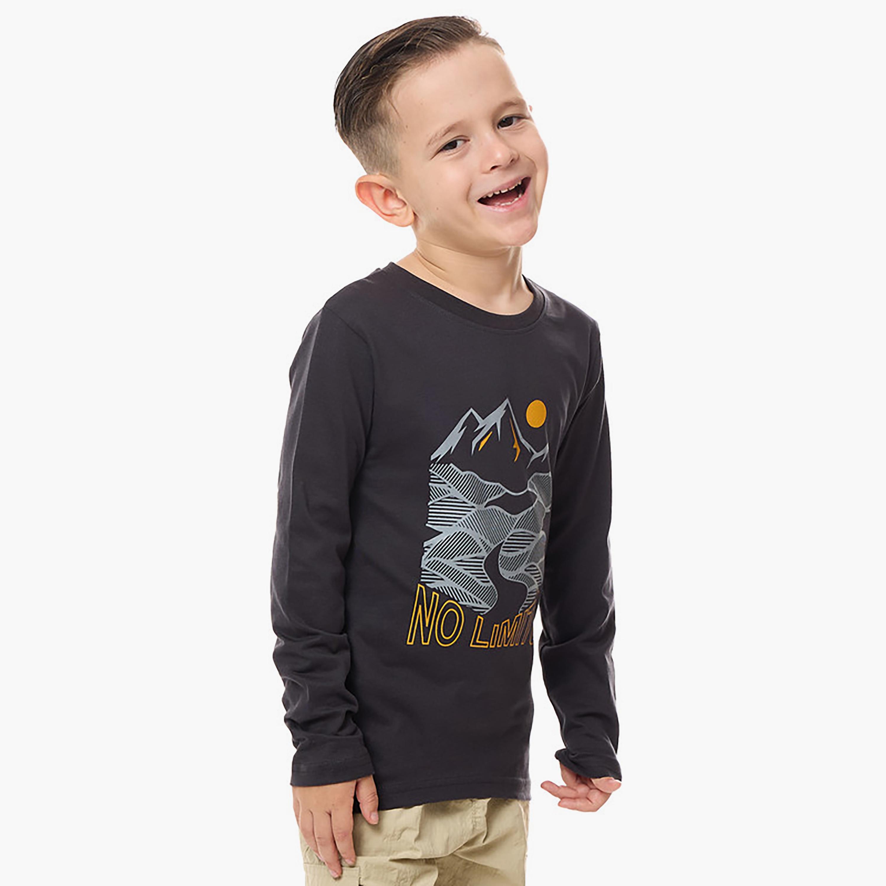 تي شيرت بأكمام طويلة مطبوع من فيكتور اند جين-boys-clothing-tshirtsandpolos-image-2