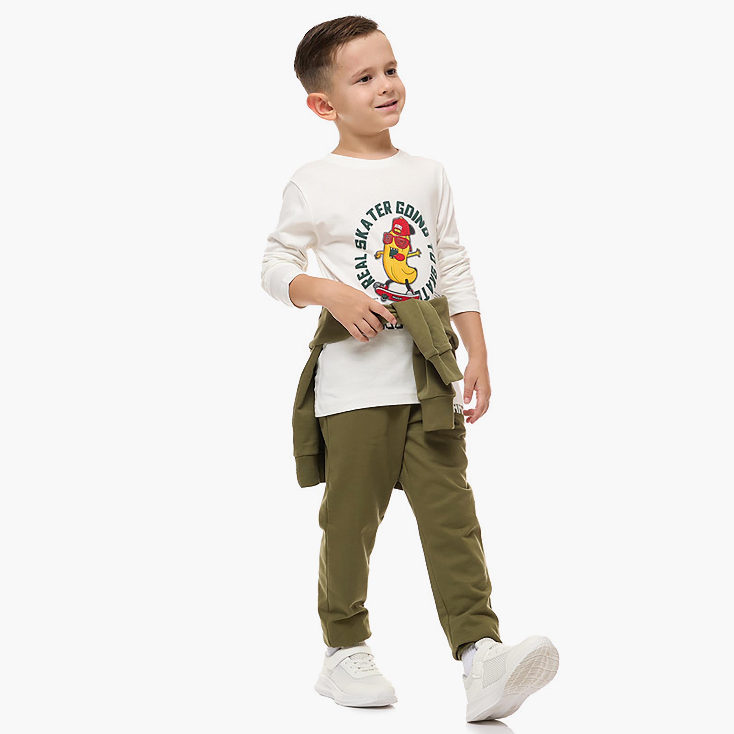 تي شيرت بأكمام طويلة مطبوع من فيكتور اند جين-boys-clothing-tshirtsandpolos-image-4