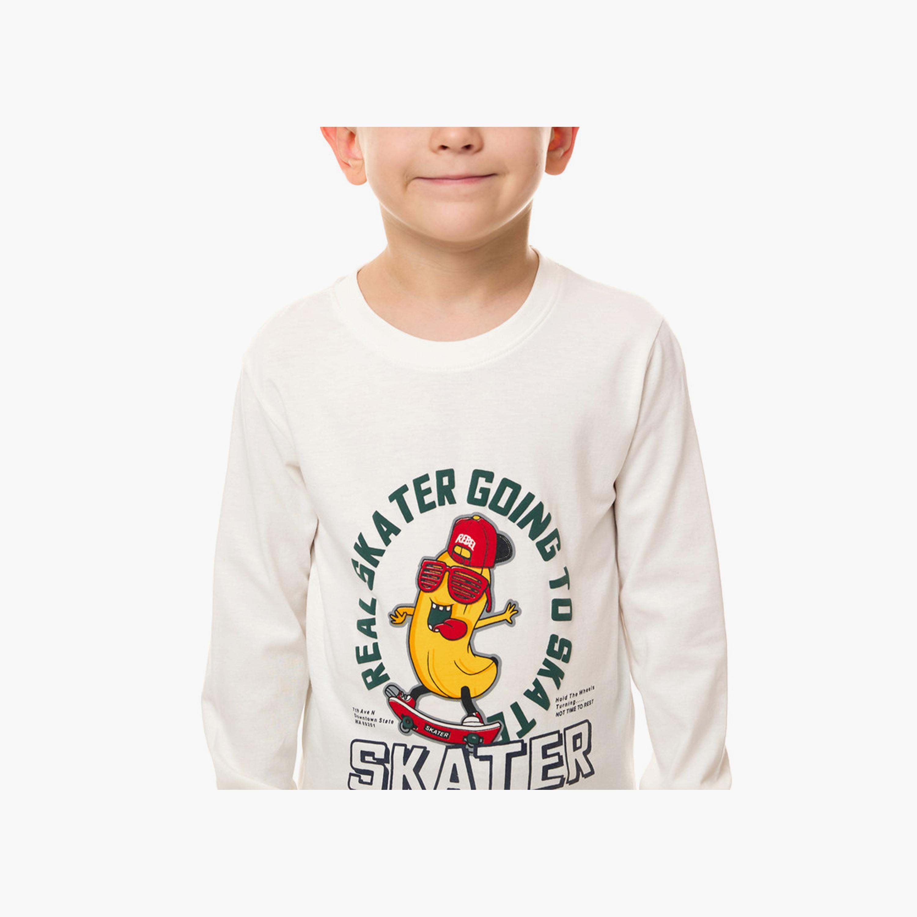 تي شيرت بأكمام طويلة مطبوع من فيكتور اند جين-boys-clothing-tshirtsandpolos-image-5