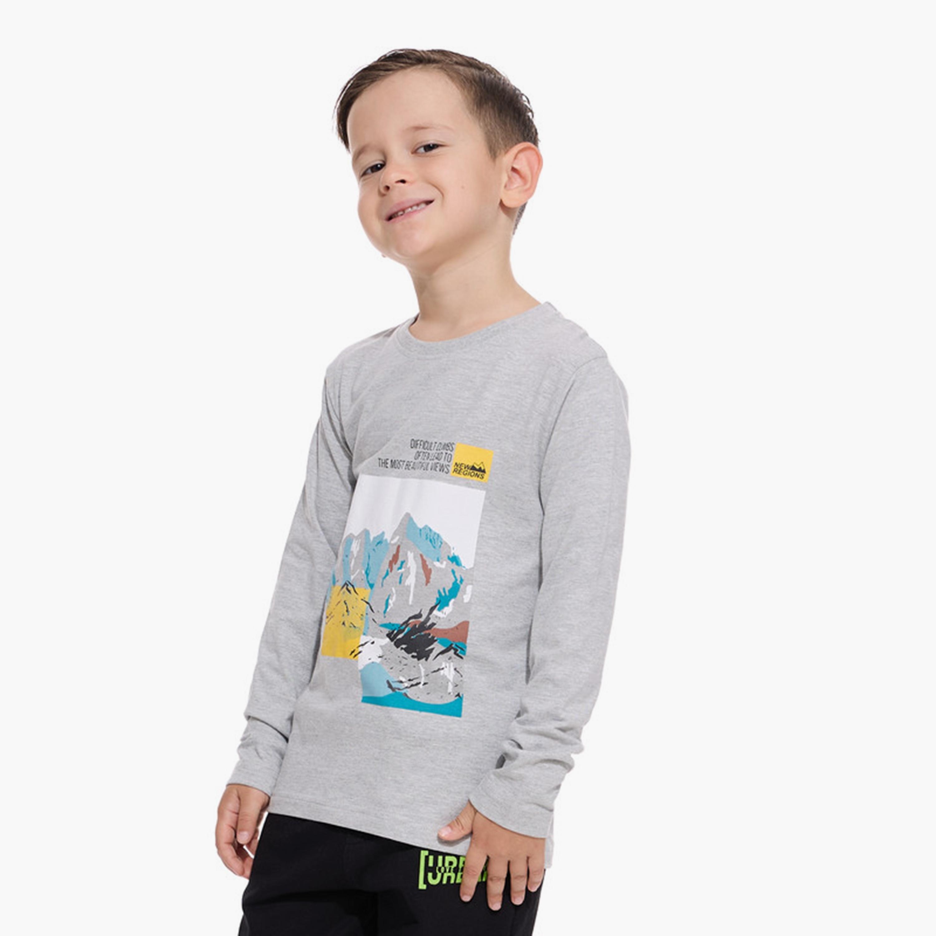تيشيرت بأكمام طويلة مطبوع من فيكتور اند جين-boys-clothing-tshirtsandpolos-image-2
